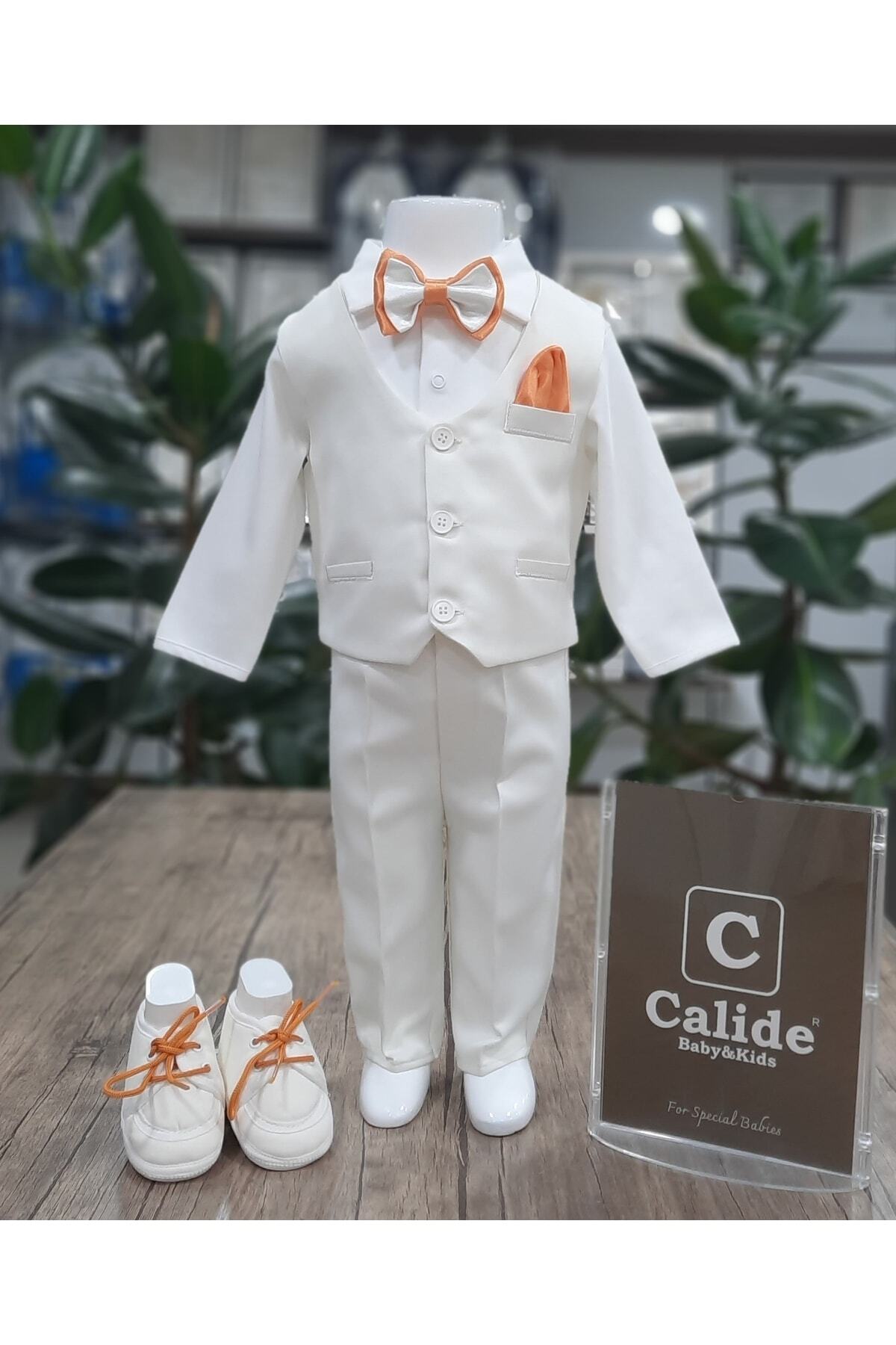 Calide Baby&Kids Erkek Bebek Mevlüt Takımı - Papyon & Kravatlı - Özel Gün Kıyafeti - 7'li Set fotoğrafı 3 (önizleme)