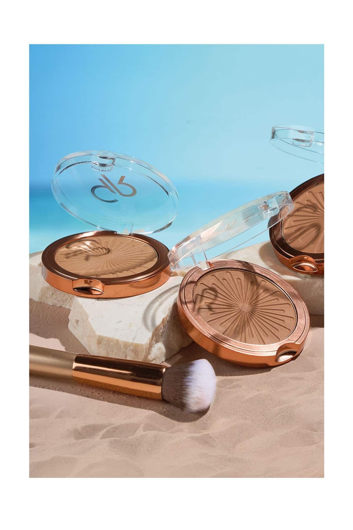Sun Bright Bronzer Powder - 04 Sunset - Bronzlaştırıcı Pudra — بژ P-SBP — تصویر 5 از 7