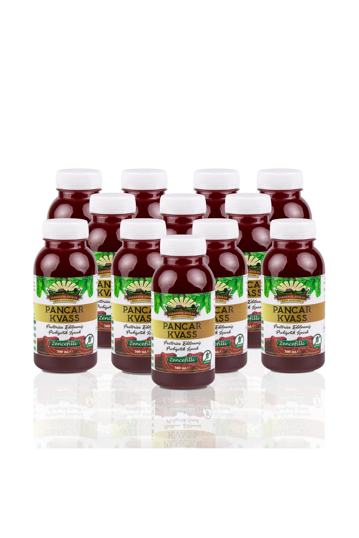 Şifaana 12 Adet Zencefilli Pancar Kvass (300ML.)