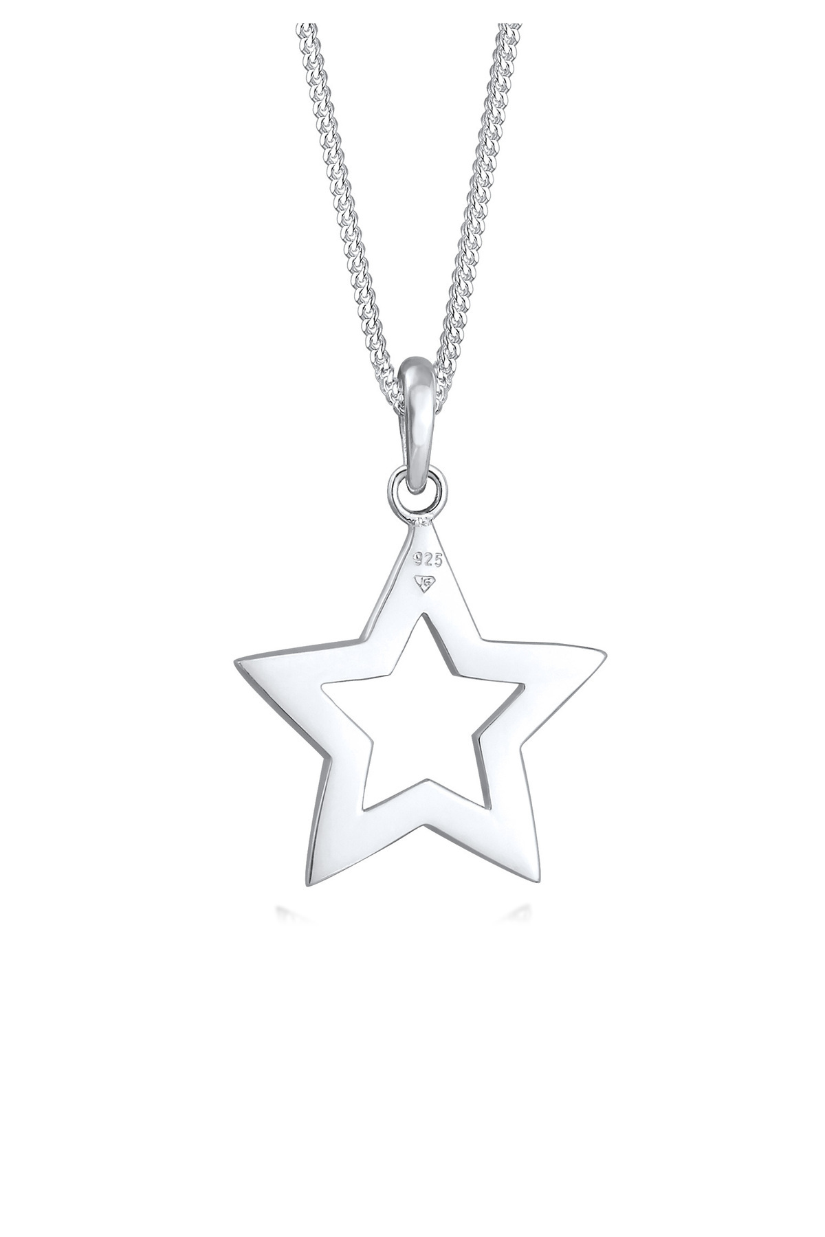 ELLI-Halskette Damen Sternanhänger Astro mit Kristallen in 925 Sterling Silber 4