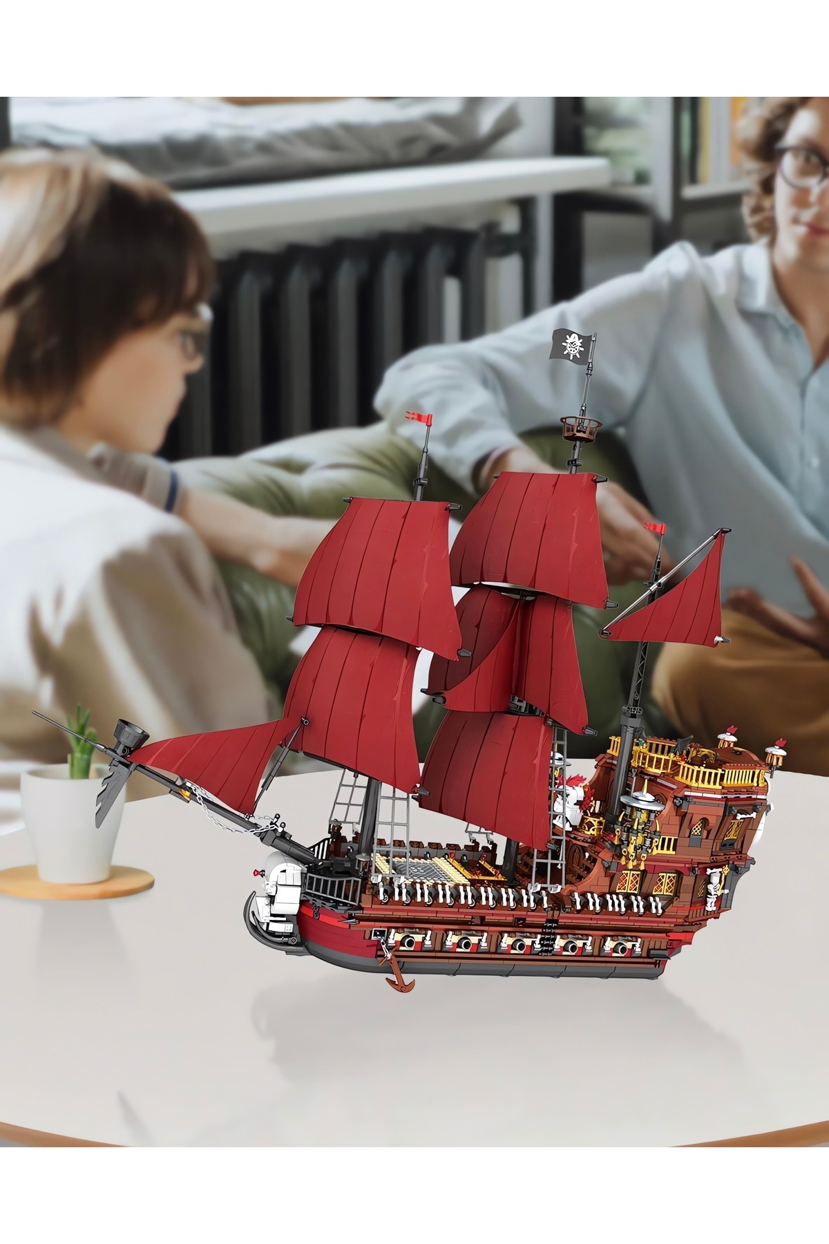 کشتی دزدان دریایی، کیت ساختمانی بلوک فنی (۳۰۶۶ قطعه)