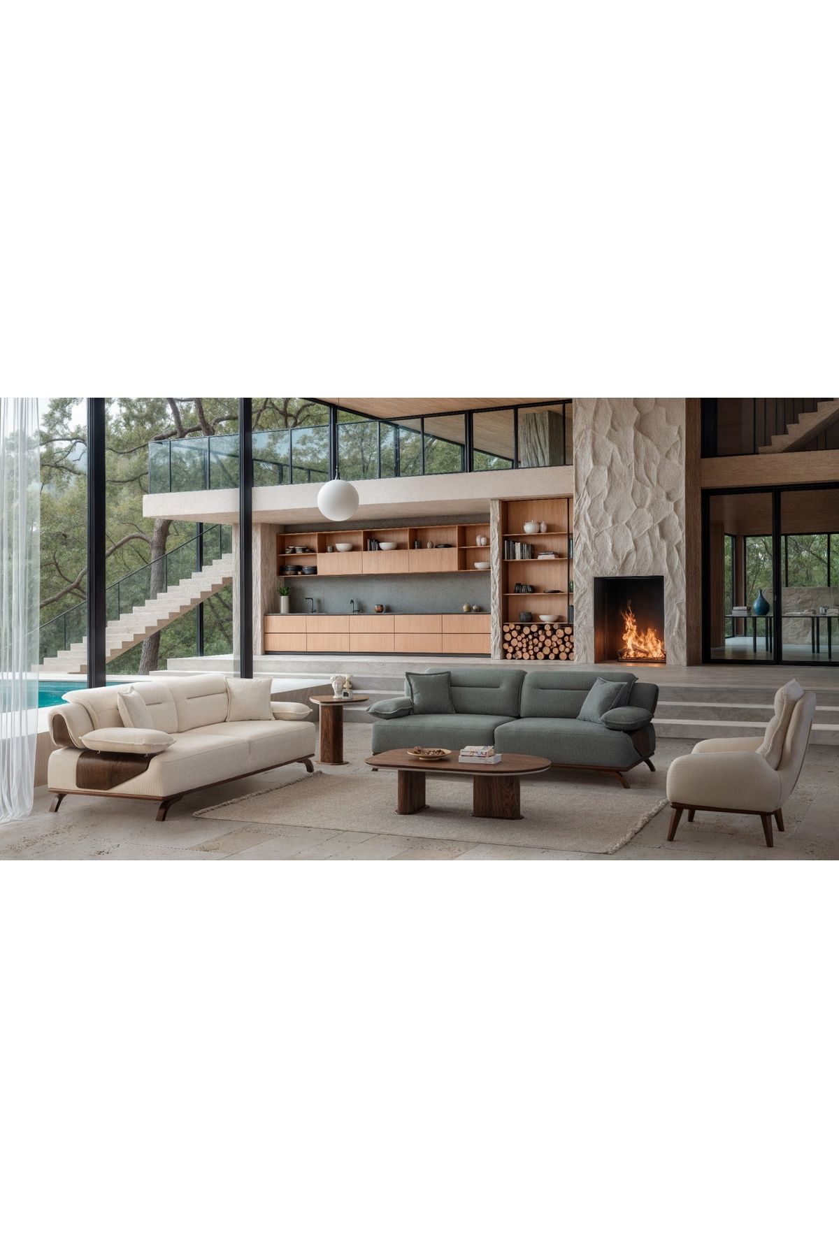 Home SandyHome Orion 3+3+1+1 Koltuk Takımı