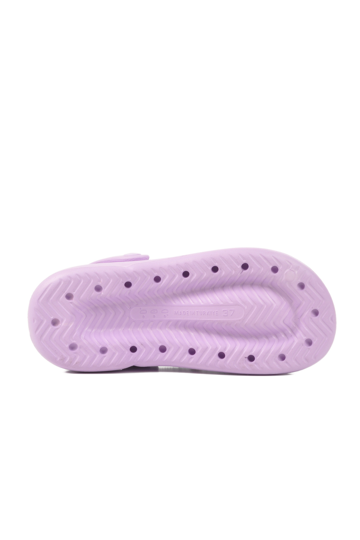 AYAKMOD-Lilac Embroidered Lightweight Eva Women's Sabo Stone Slippers E-800 Z 6