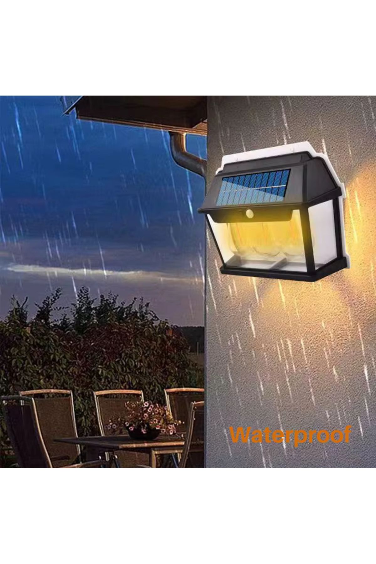 OEM-Lampă solară LED pentru exterior 38W cu 3 becuri 7