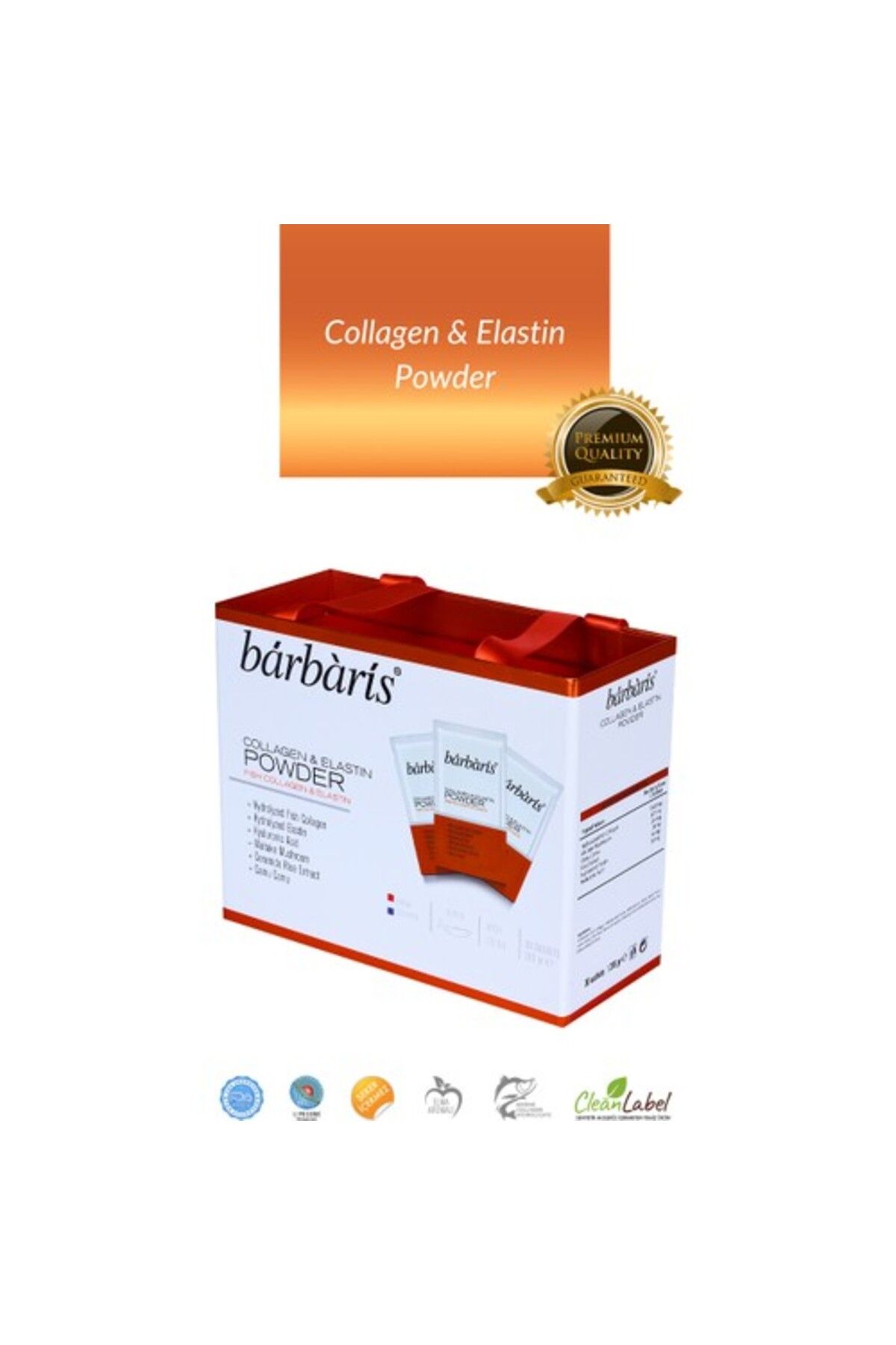 Barbaris Collagen Elastin Powder 285 gr 30 Şase
