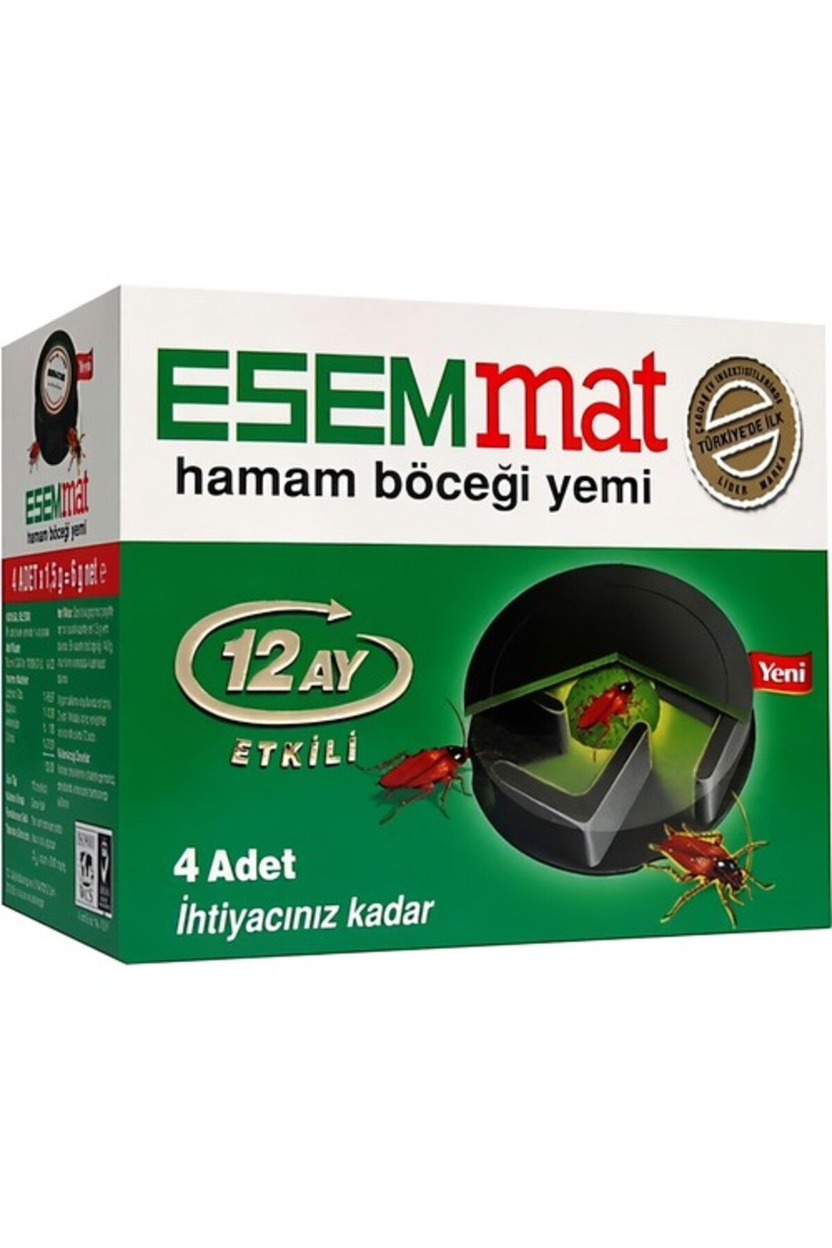 Esemmat Hamam Böceği Yemi 674 4 Adet