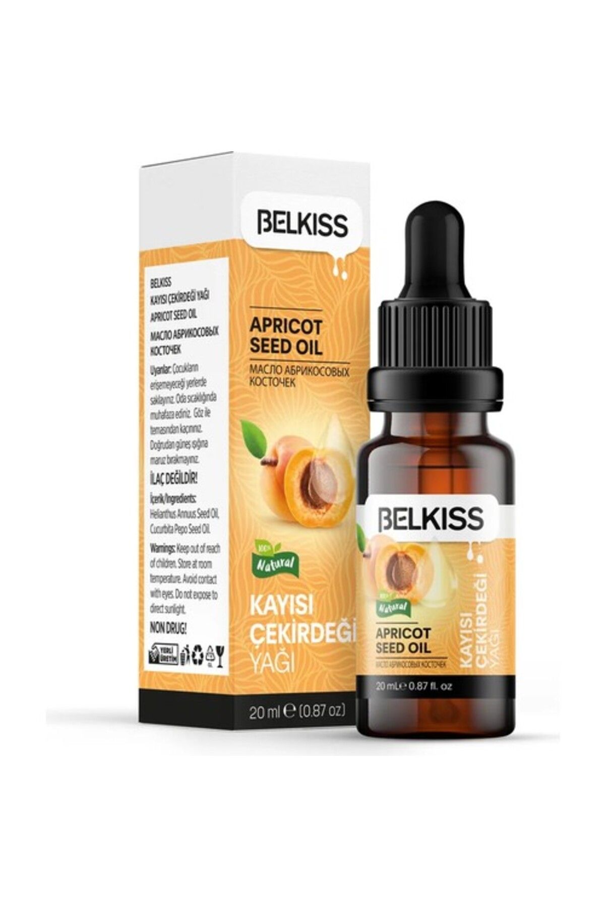 ALVİT Belkıss Kayısı Çekirdeği Yağı 20 Ml