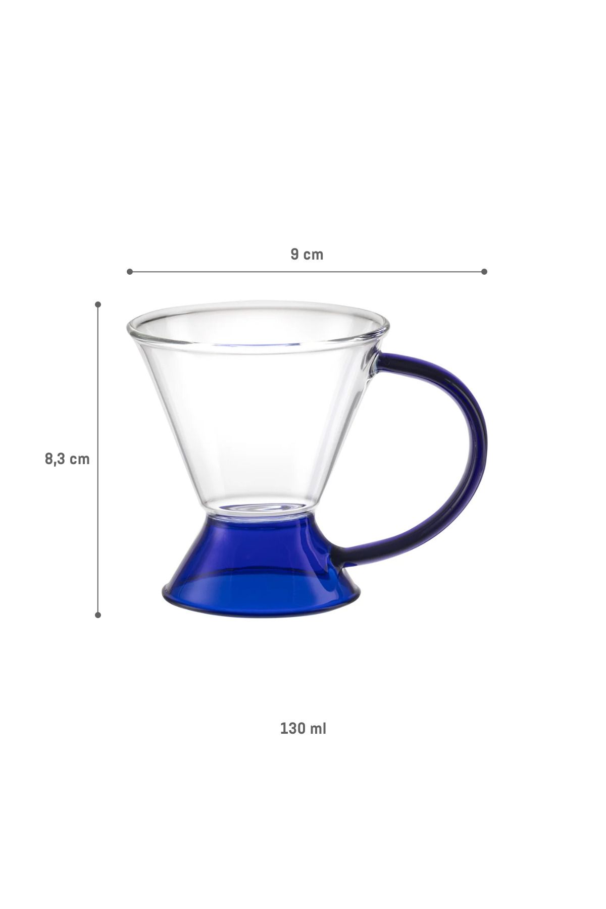 Madame Coco-Olivie Borosilicate Glass Cup 130ml 3