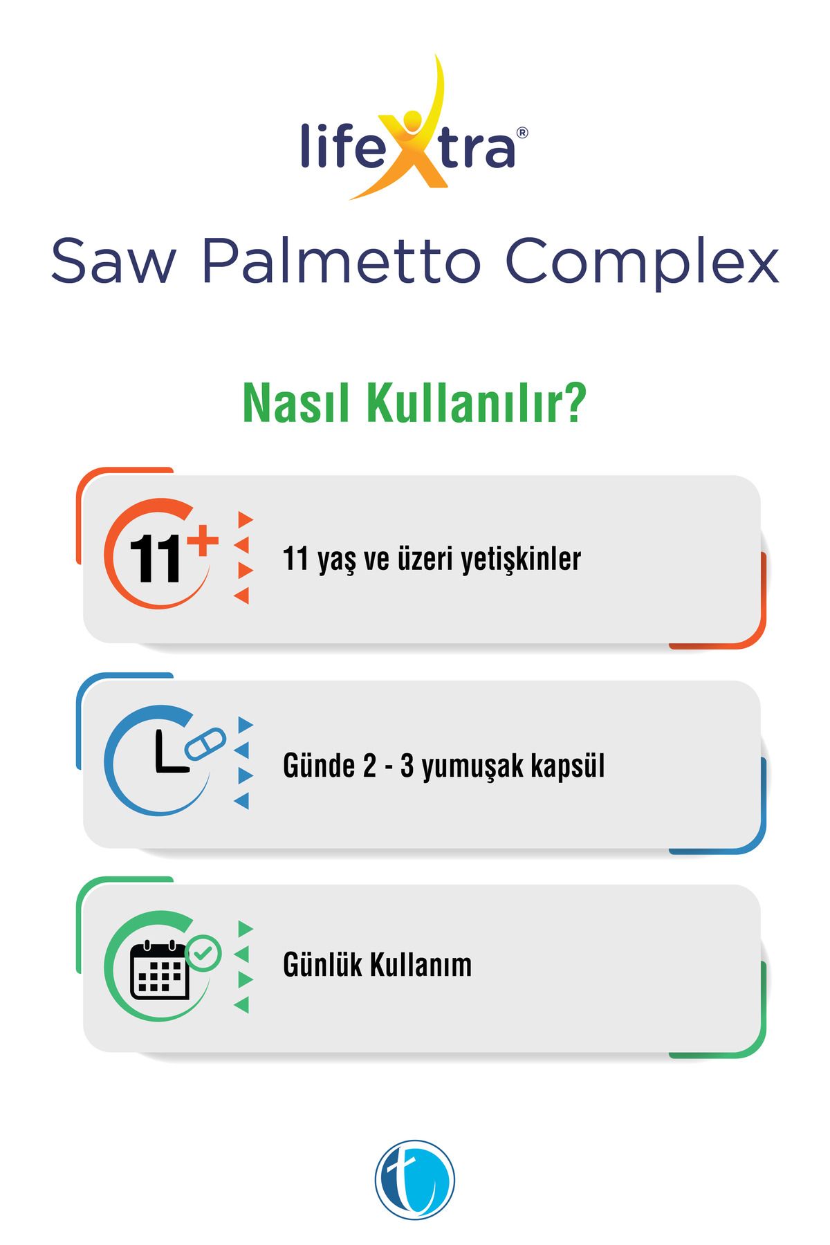 LİFEXTRA-Saw Palmetto Complex 30 Soft Capsules Dwarf Palm Gum Squash Nettle Sulforafan Lycopene 3