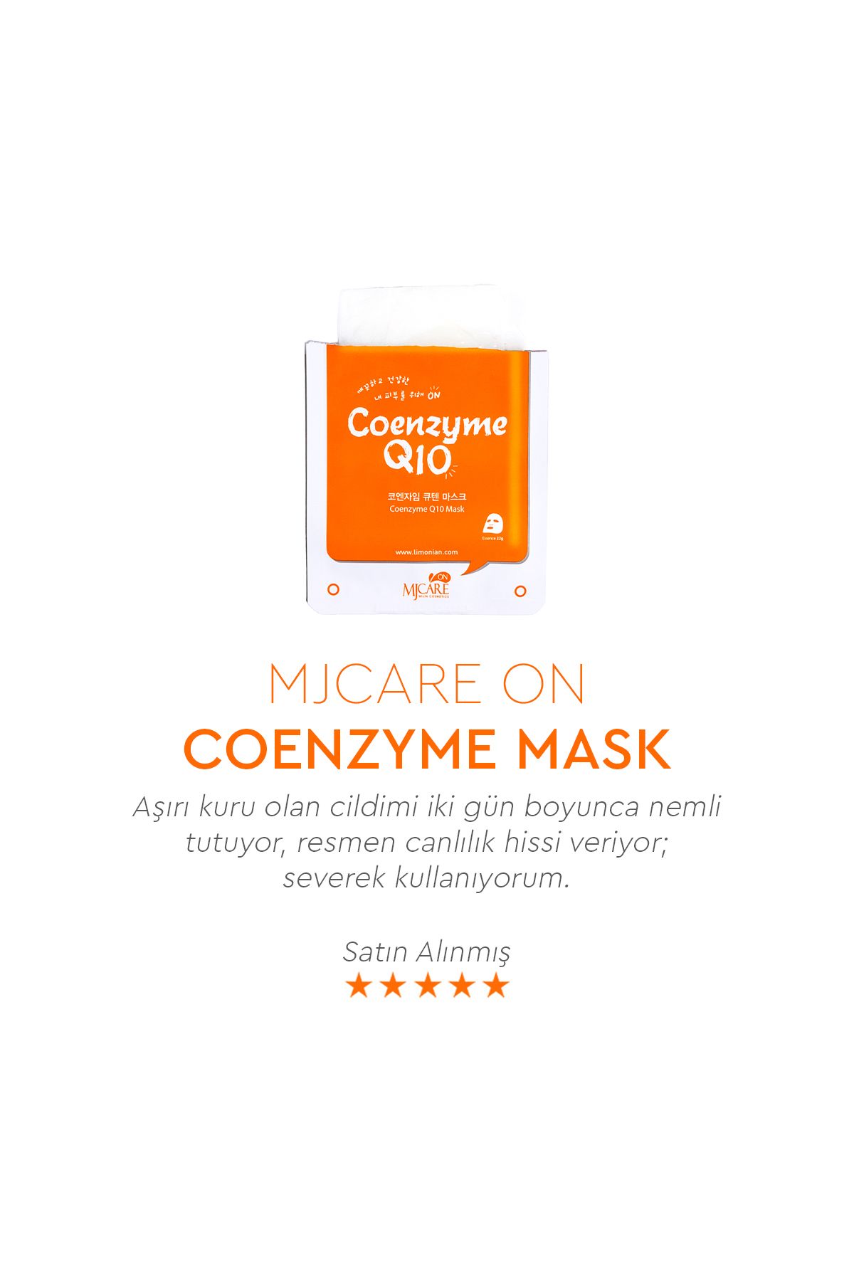Mjcare-Face Mask Containing Coenzyme Q108809220800146 6