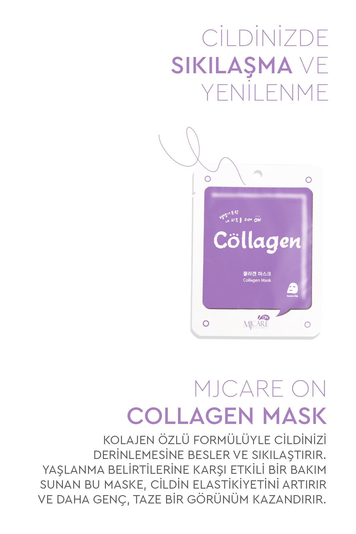 Mjcare-On - Collagen Extract Face Mask 2