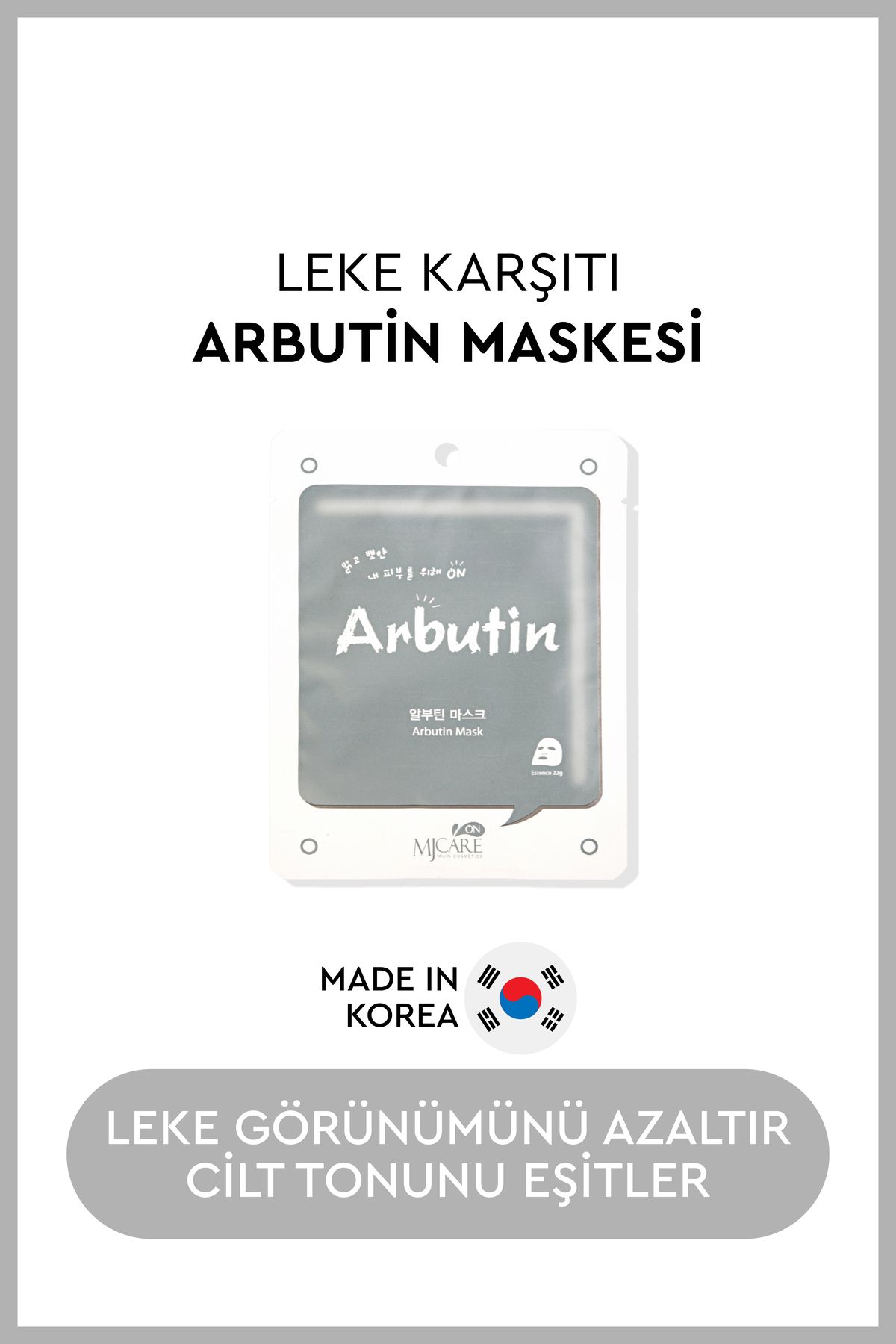 Mjcare-Arbutin Extract Face Mask8809220800153 1