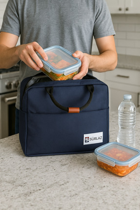 SürLaz Sıcak ve Soğuk Gıda Taşıma Termal Çanta – Piknik, Kamp, Yolculuk, Okul...