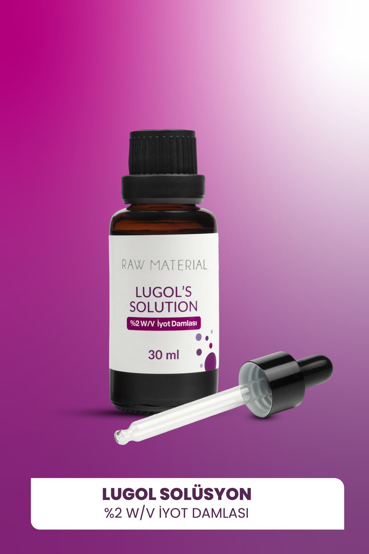 MORE THAN-Raw Material Lugol's Solution Iod 2% Drops 30 ml 4