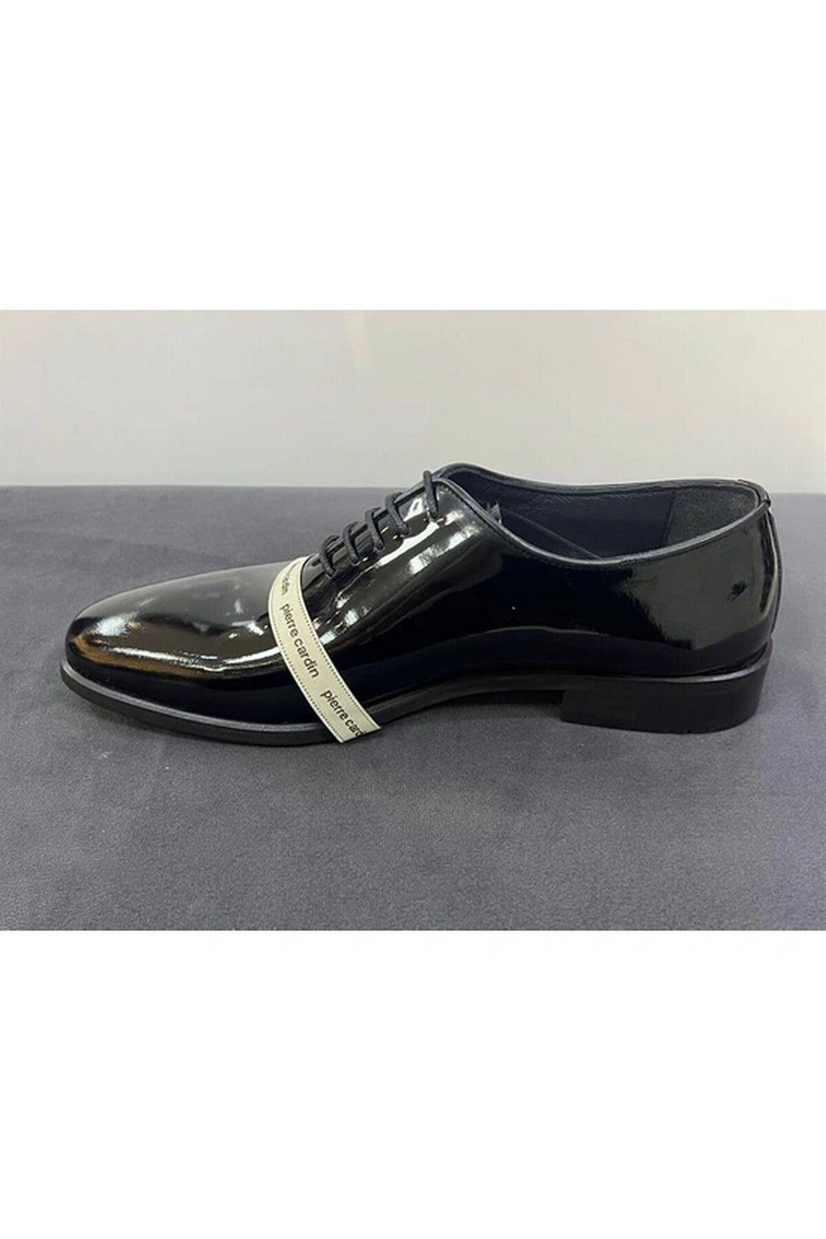 Pierre Cardin-103129-23s Δερμάτινα δεμένα ανδρικά παπούτσια λουστρίνι μαύρο 4