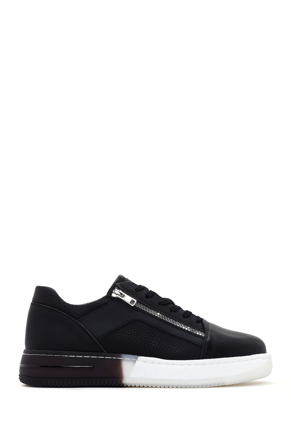 Resim Derimod Erkek Siyah Kalın Tabanlı Deri Sneaker 24sfd611114 