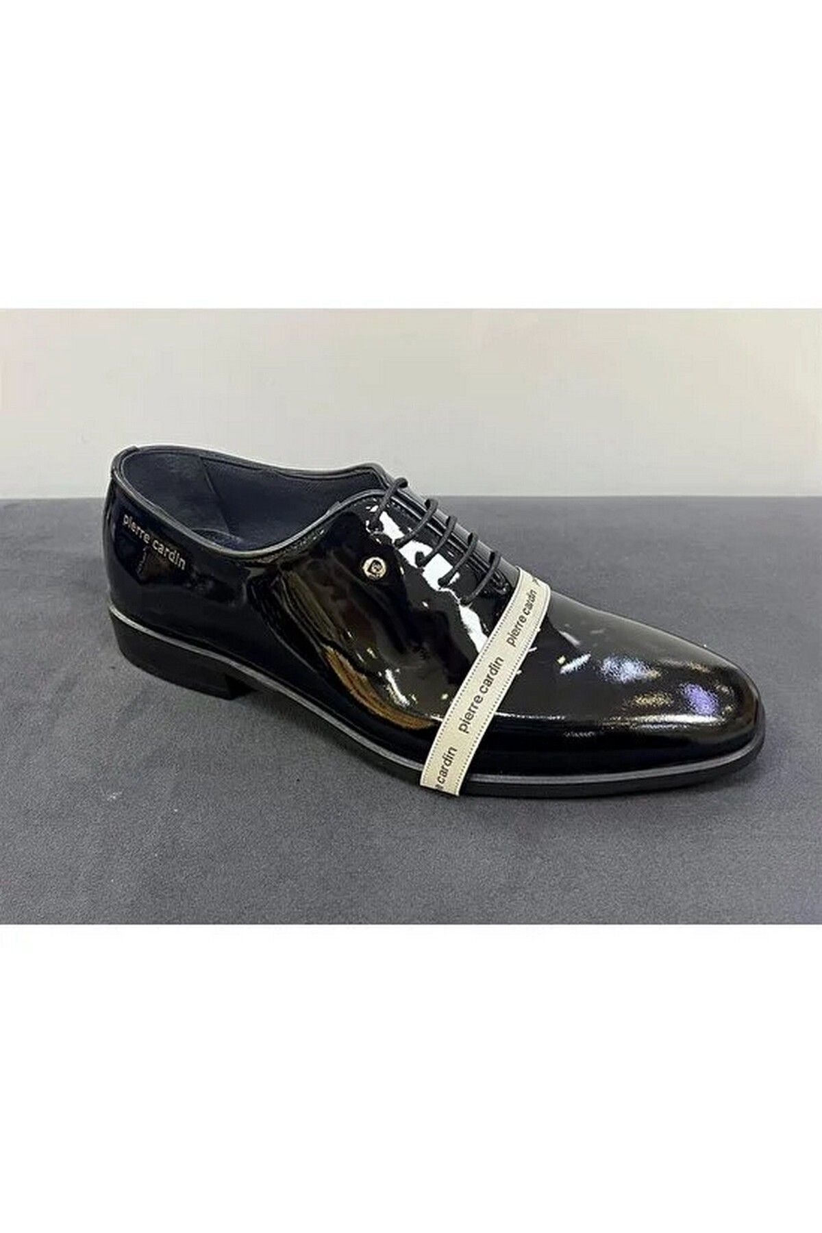 Pierre Cardin-103129-23s Δερμάτινα δεμένα ανδρικά παπούτσια λουστρίνι μαύρο 3