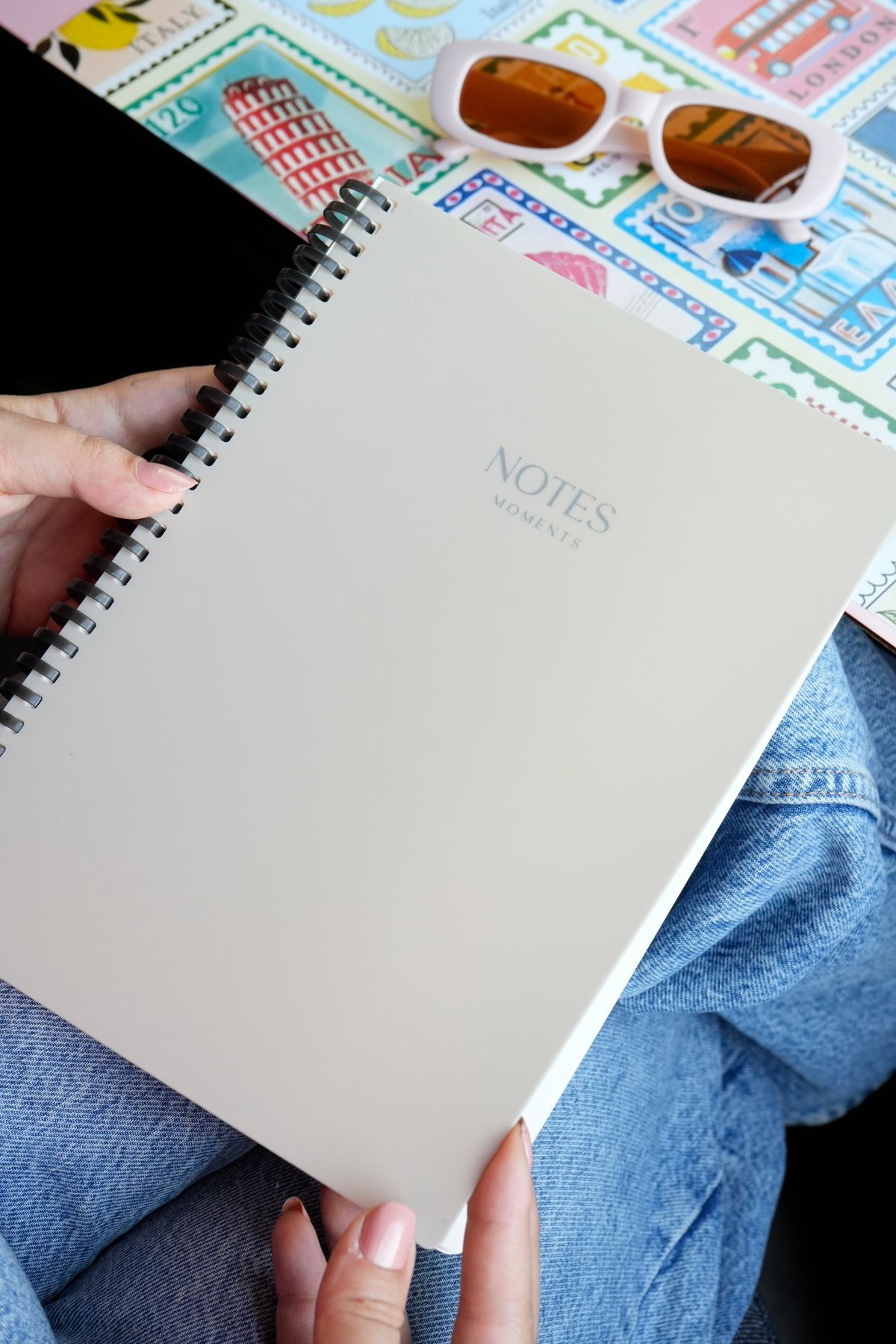 Victoria's Journals Silicone Spiralli Defter 80 gr. Ivory 18x25cm Düz