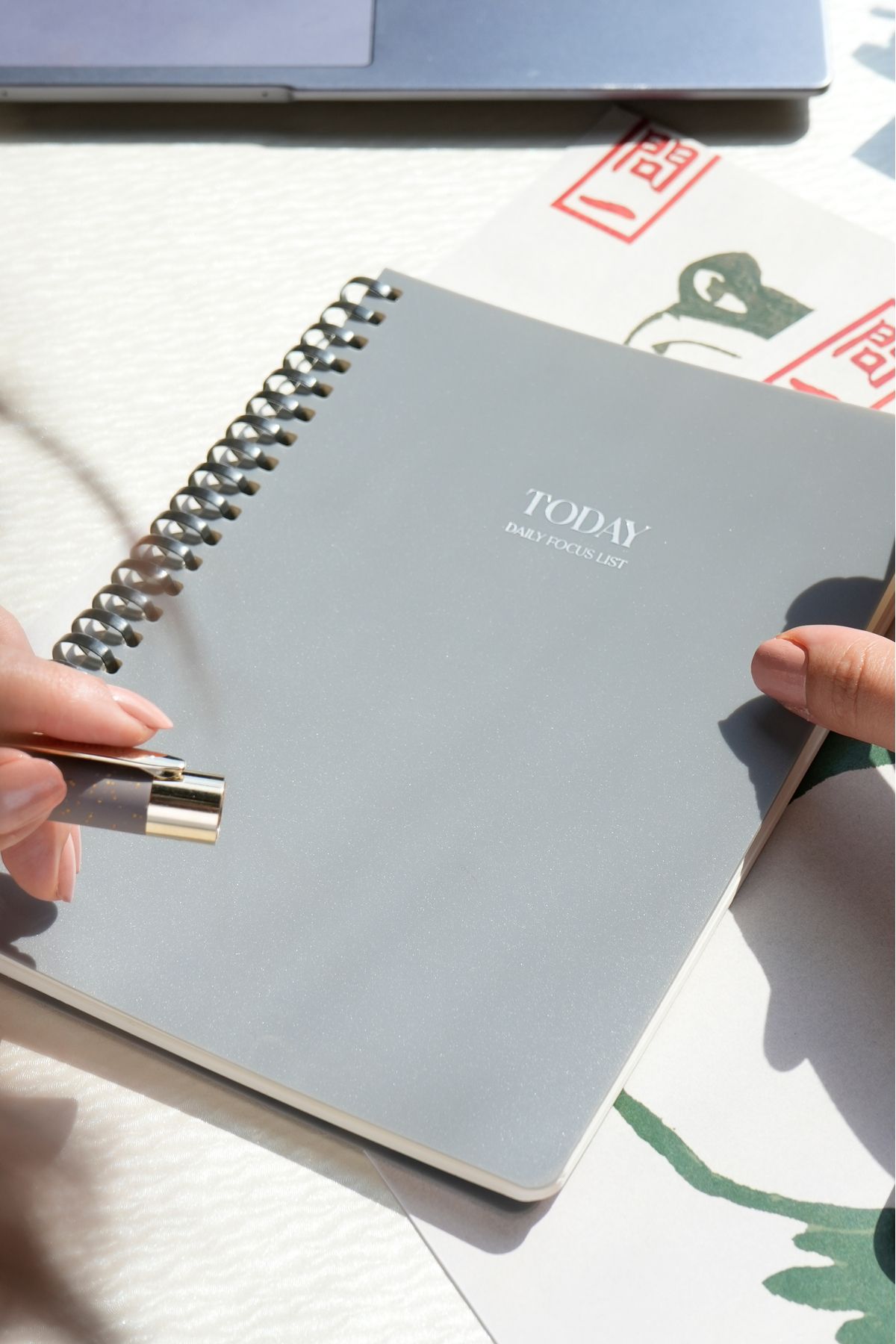 Victoria's Journals Silicone Spiralli Planlayıcı Today 100 gr Ivory A5