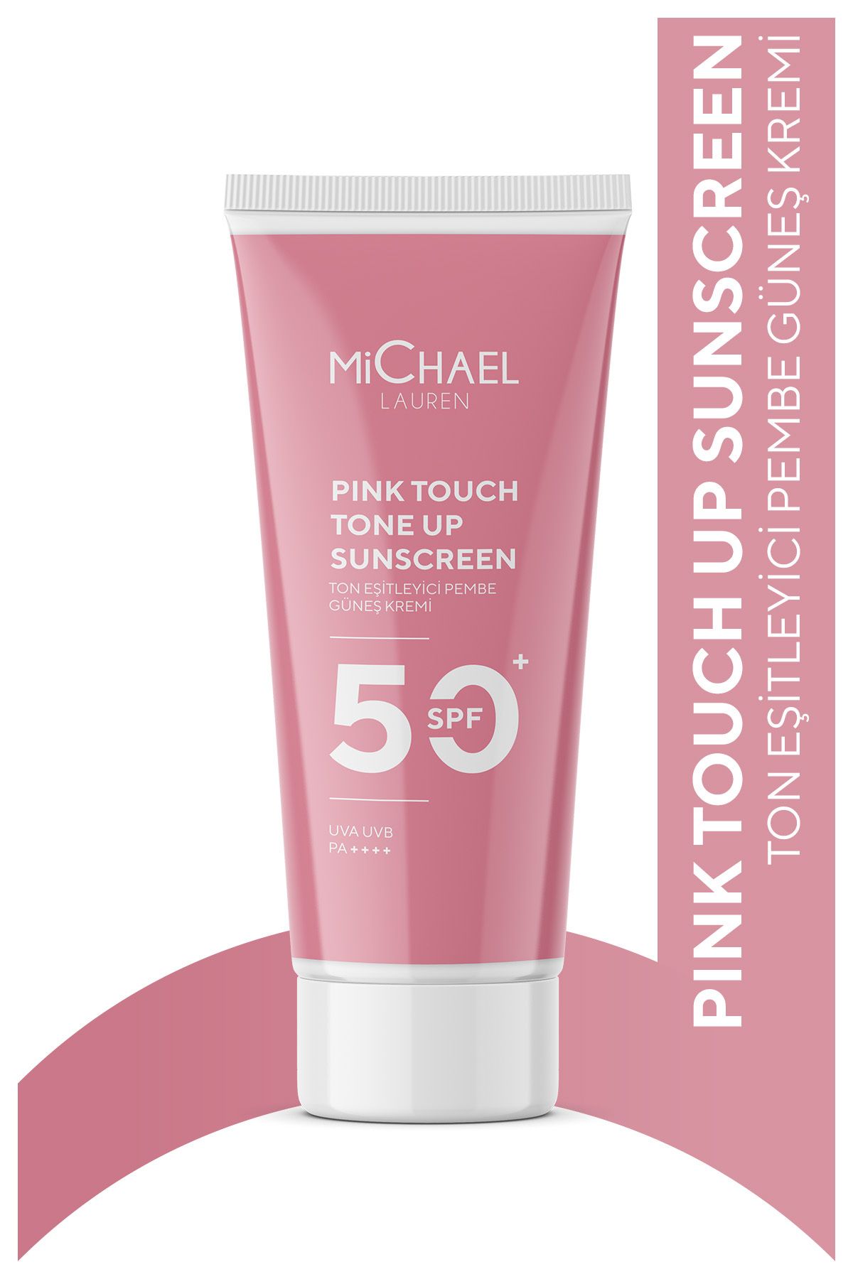 Cilt Tonu Eşitleyici Pink Touch SPF 50+ Pembe Yüz Güneş Kremi PA++++ 50 ML