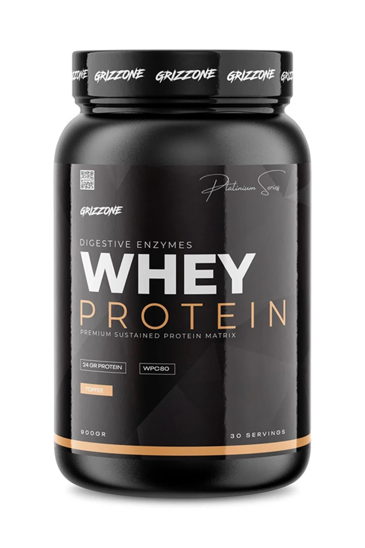 Grızzy Whey Protein Pro Wpc80 900 gr 30 Servis ( Toffie )