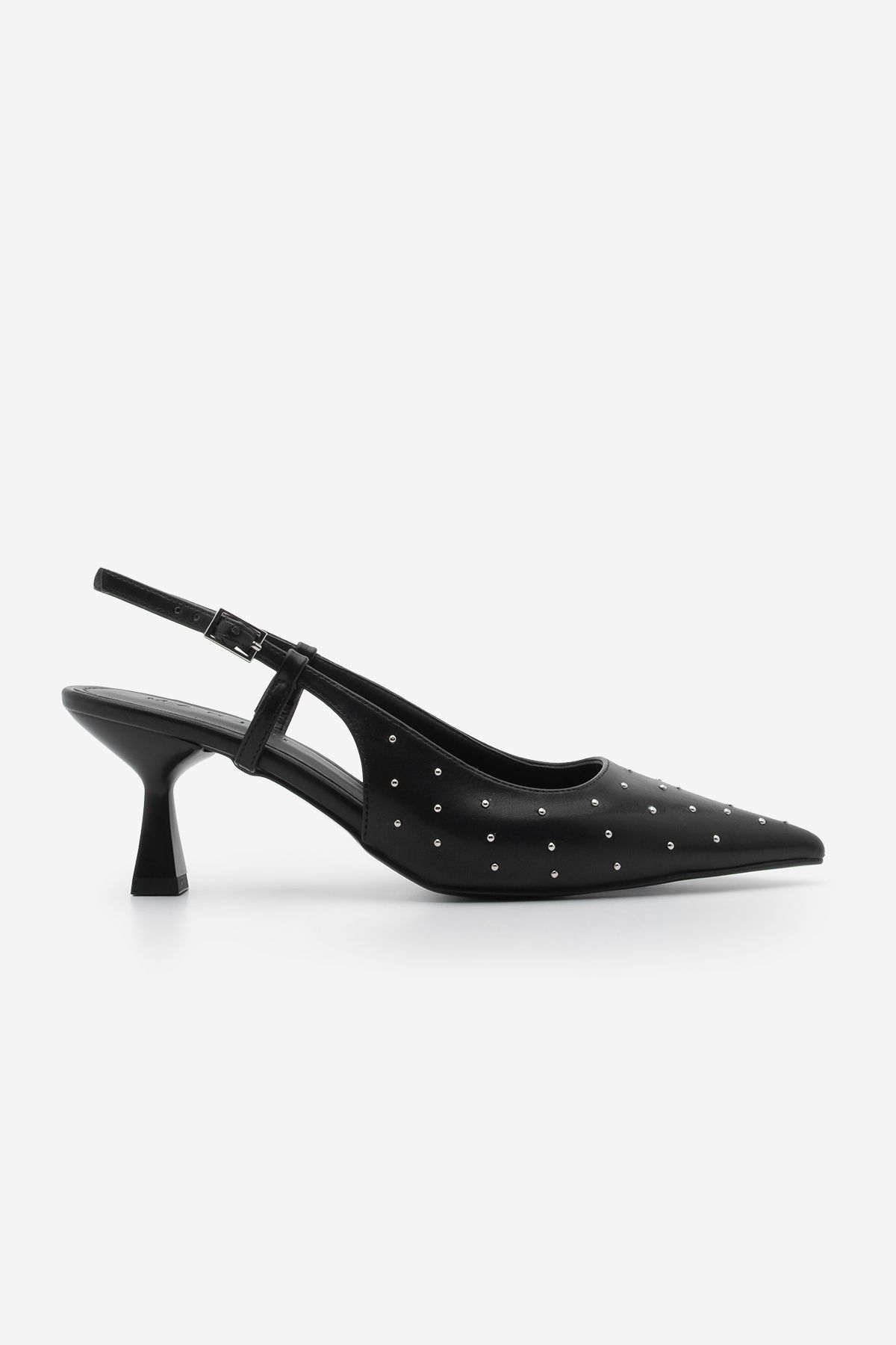 استیلتو زنانه STILETTO در پشت کفش پاشنه بلند با TIMON مشکی را نشان داد Marjin