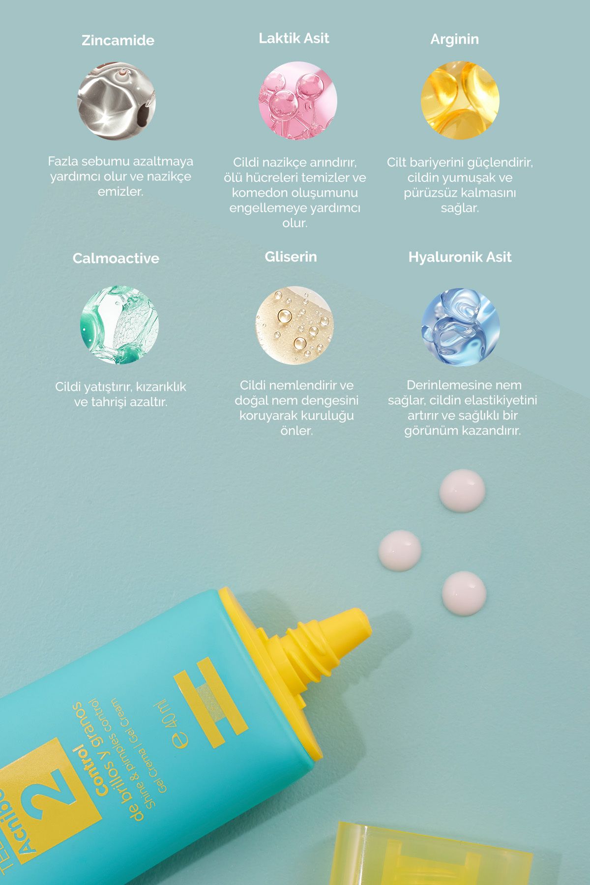 پاک کننده صورت ACNIBEN SHINE & PIMPLES 40 میل را کنترل می کند ISDIN