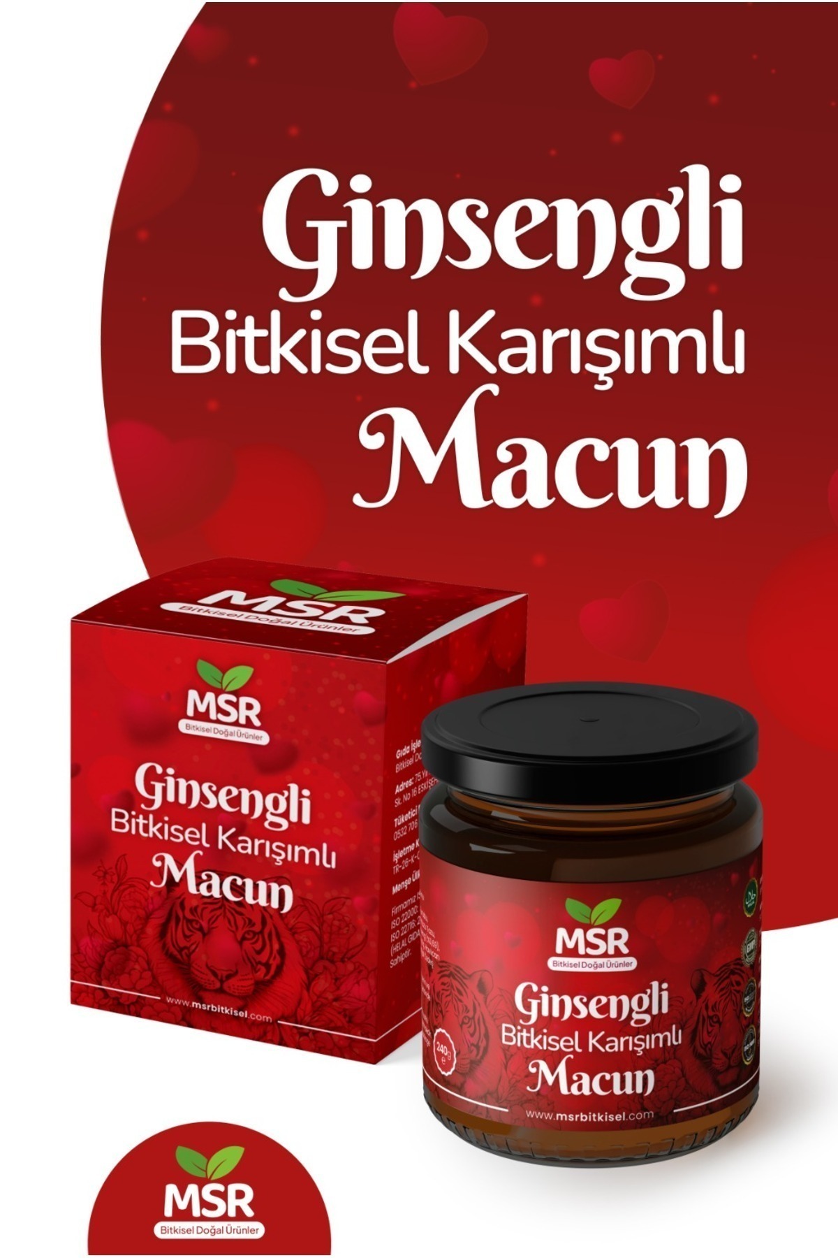 Ginsengli Bitkisel Karışımlı ( Kuvvet) Macunu 240gram — 313131 — تصویر 3 از 8