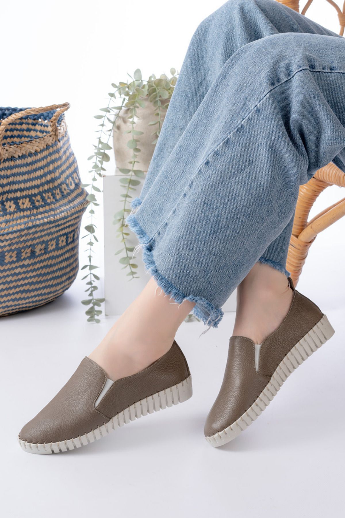 Dericalle shoes Hakiki Deri Kadın Yazlık Ayakkabı