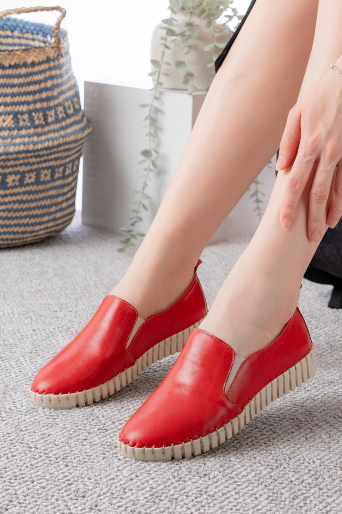 Dericalle shoes Hakiki Deri Kadın Yazlık Ayakkabı
