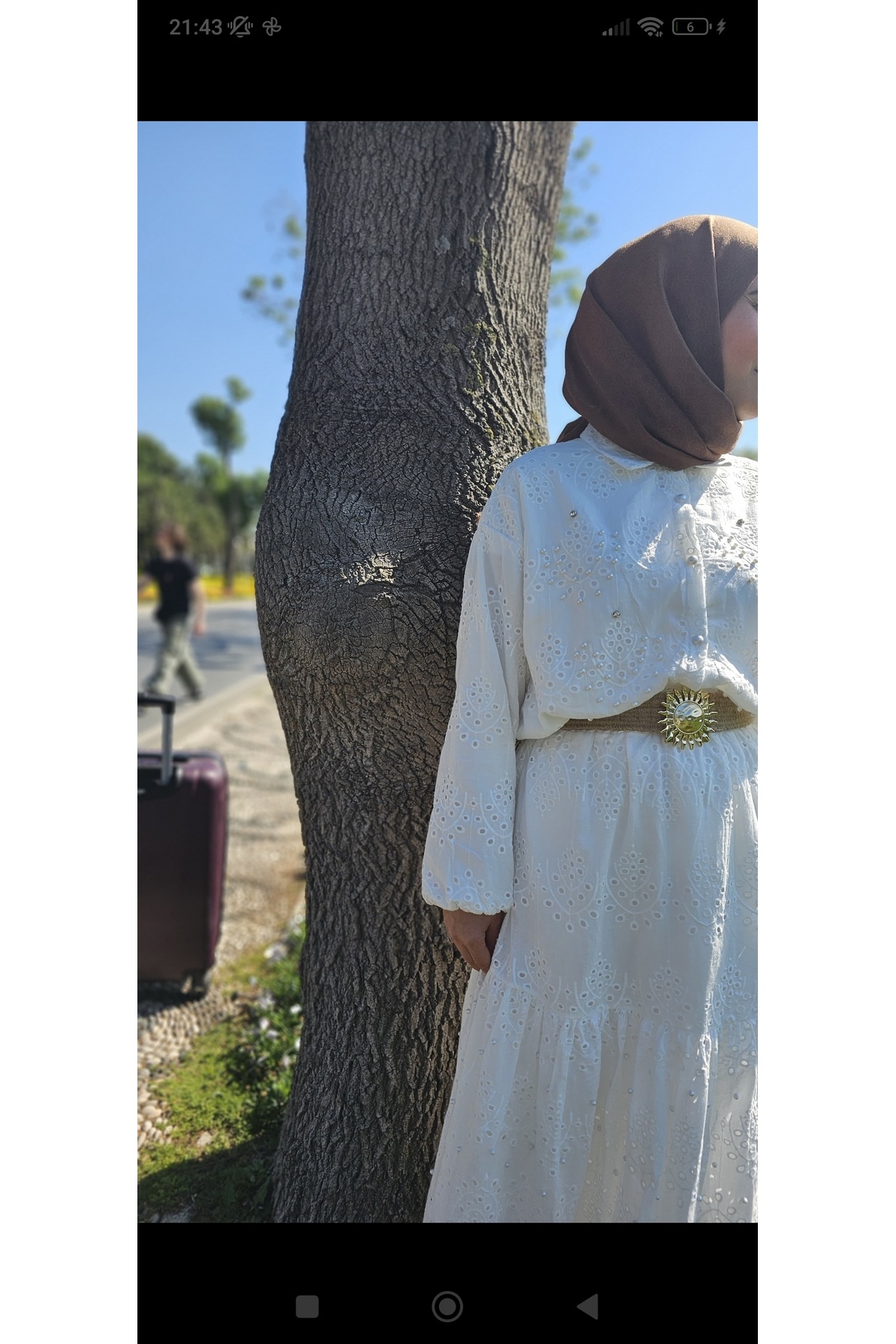 SERAH BUTİK-İnci̇ and Yaş Chakimli Fisto Tunic Shirt Suit 7