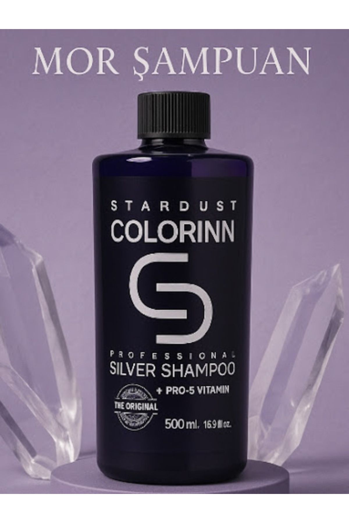 Colorinn Stardust Silver Mor Pro-5 Vitaminli Şampuan 500 ml
