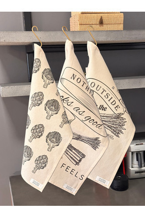 Niateks Design Marketing Sewing House Tea Towel 3'lü Set Mutfak Havlusu Özel ...