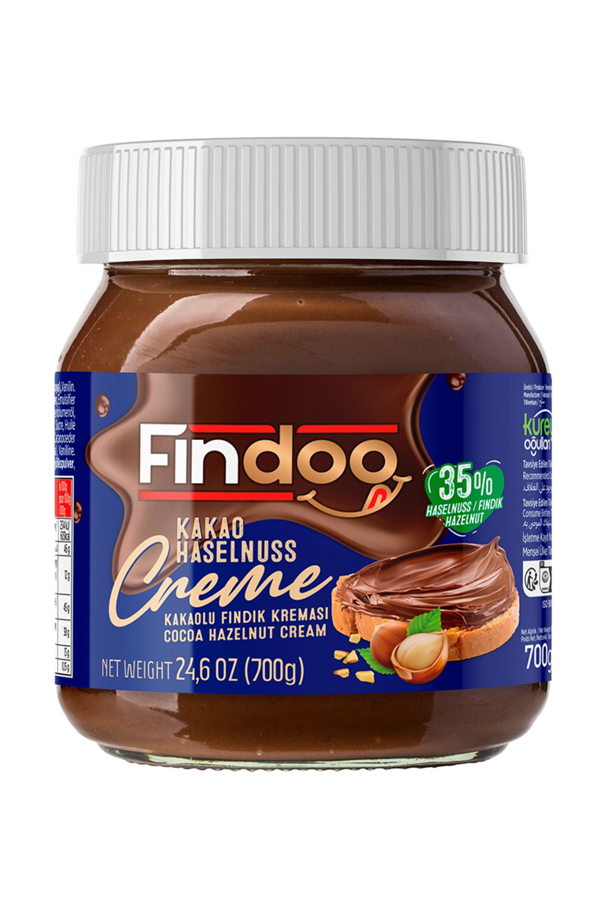 gourmet çelebi Kakaolu Fındık Kreması 700 Gr.
