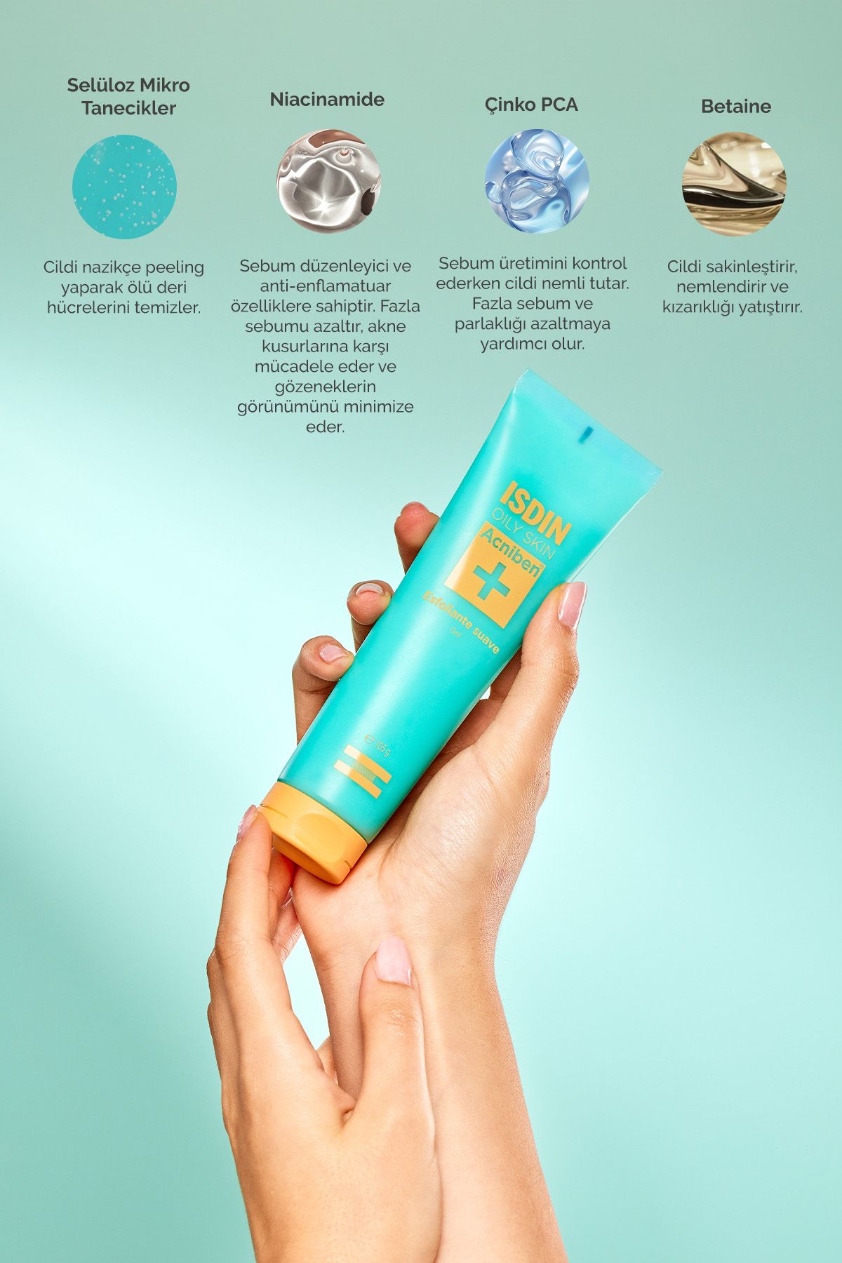 پاک کننده صورت ACNIBEN NEATIANT GENERIANT 100 ML می آید ISDIN