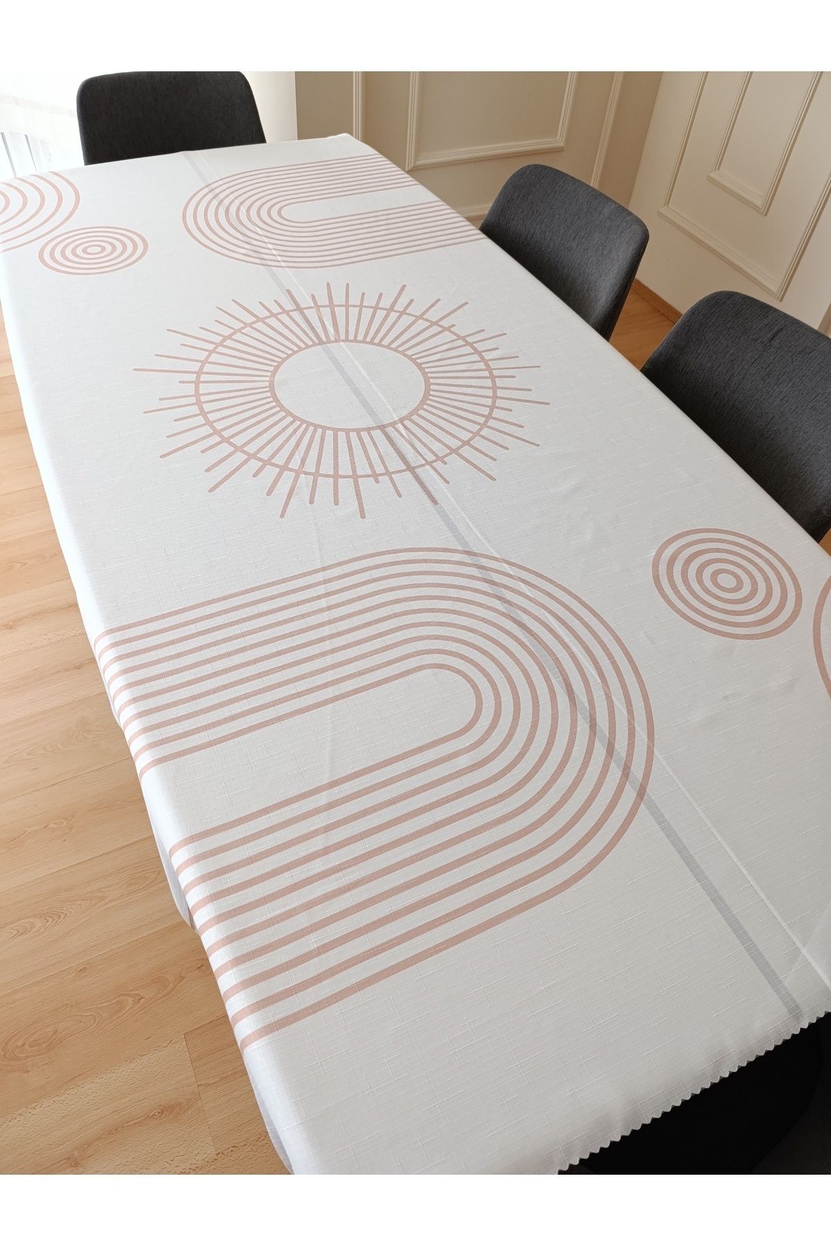 Home-Bohemian Patterned Tablecloth |   Worry-Free Stain-Proof Fabric |   Digital Printing |   150X210Cm 3