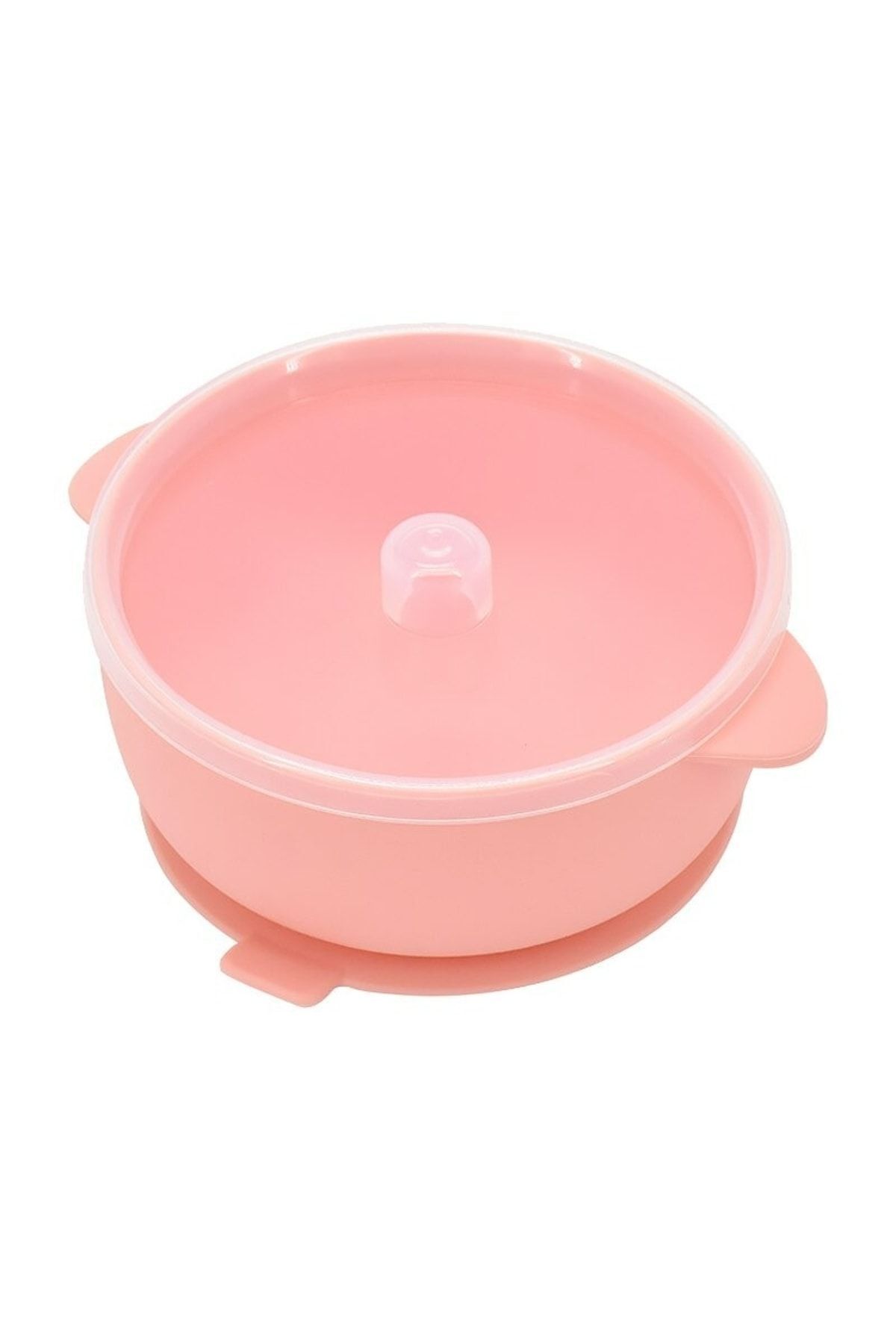 jojobebek Silikon Beslenme Seti, Vakumlu Kapaklı Mama Kasesi, Silikon Önlük, Silikon Kaşık Ve Çatal / Pembe fotoğrafı 3 (önizleme)