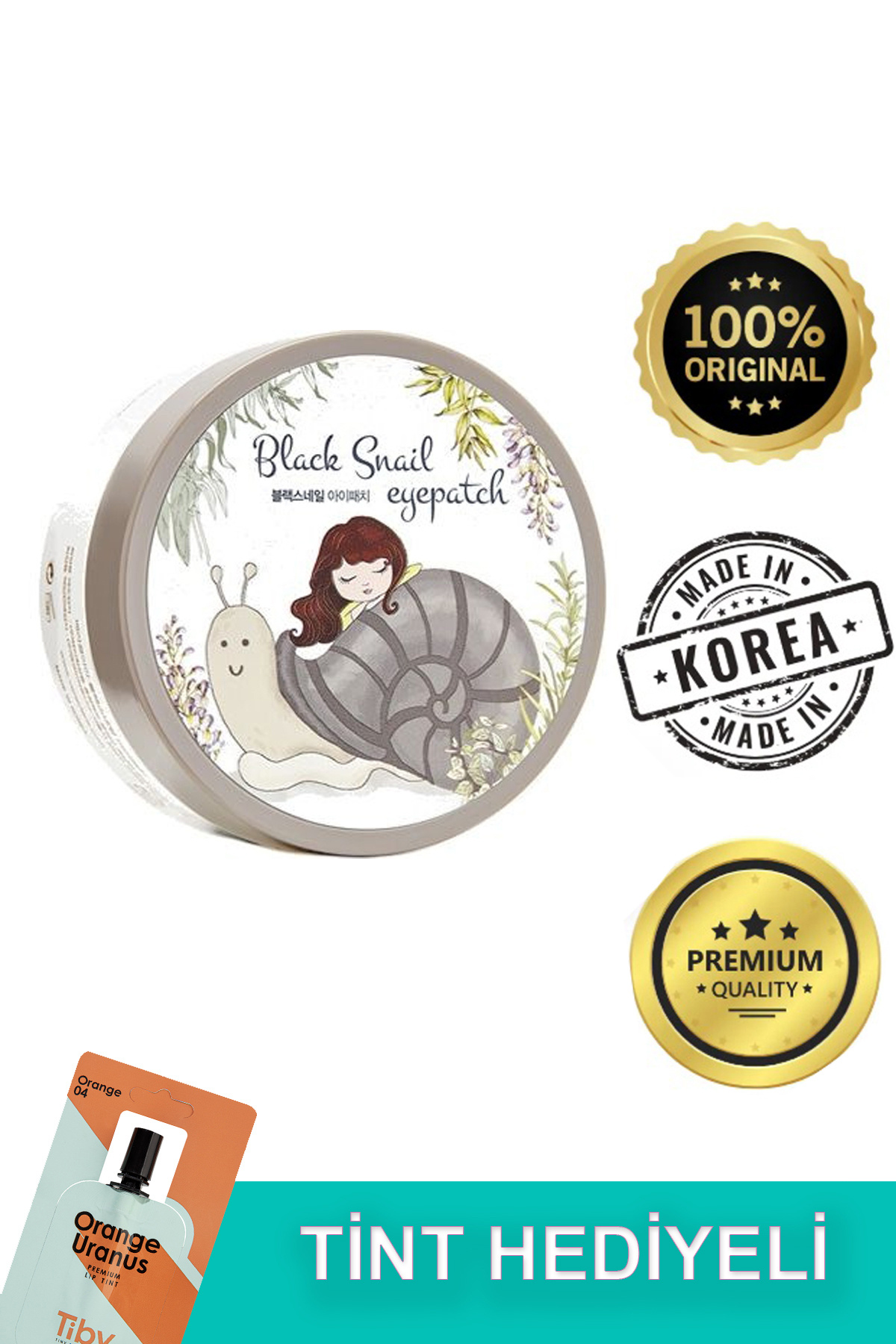 VERACLARA Black Snail Eye Patch (60 Adet)