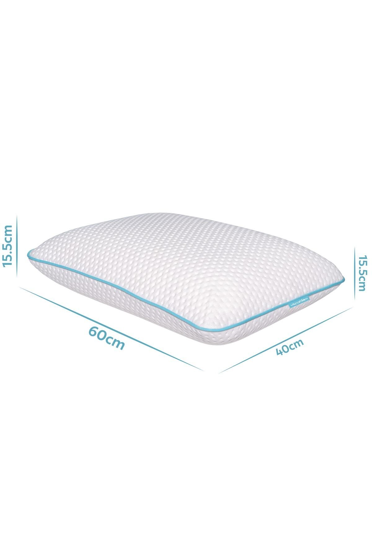 Viscofoam-Ορθοπεδικό μαξιλάρι με ψηλό λαιμό Chubby Visco Pillow - 59x39x15,5cm 2