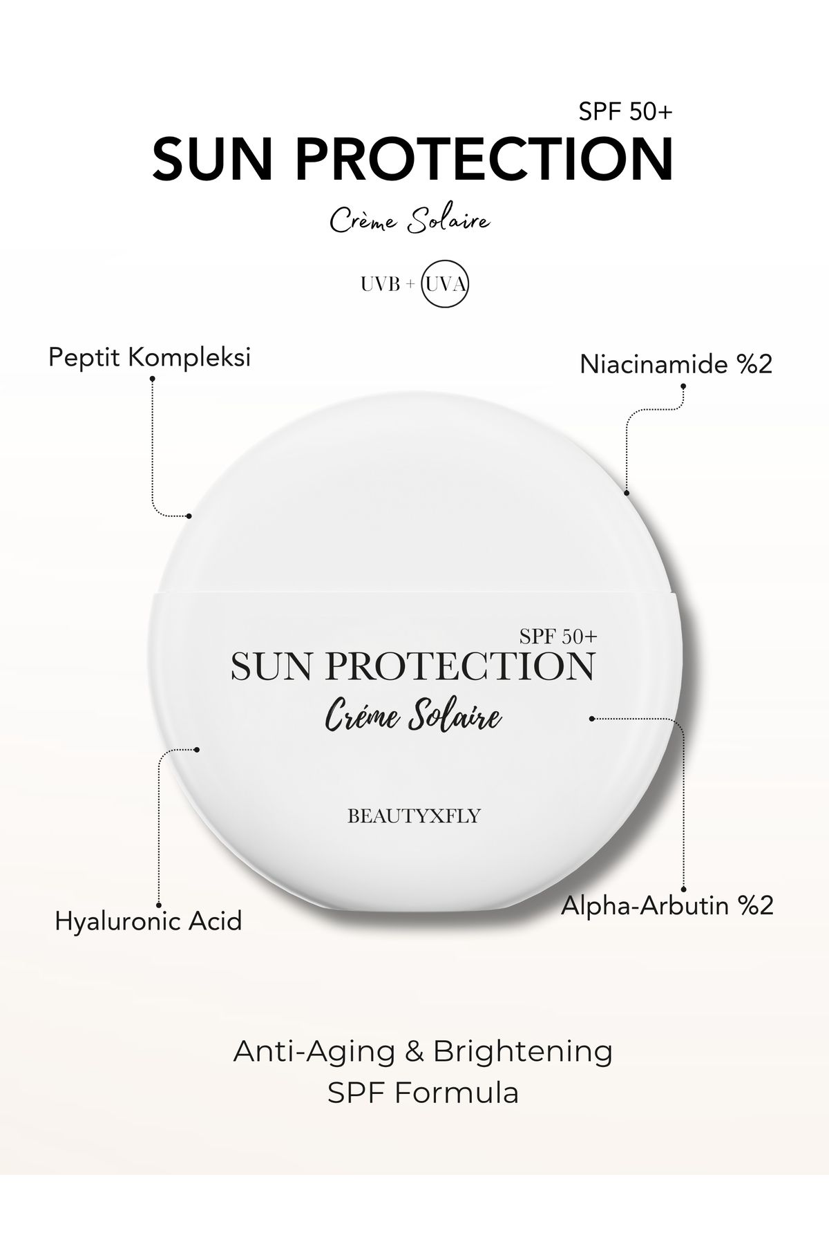 BEAUTYXFLY SUN PROTECTION Crème Solaire SPF 50+