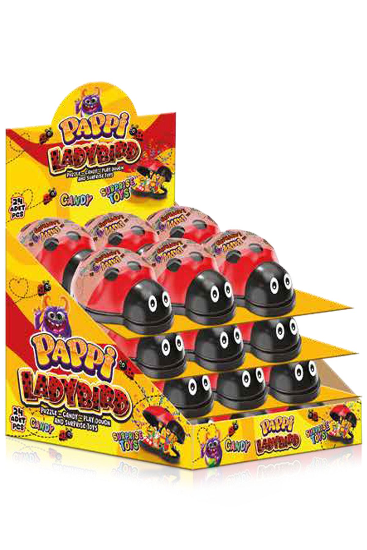 pappi Süpriz Uğur Böceği 10 Gr x 24 Adet