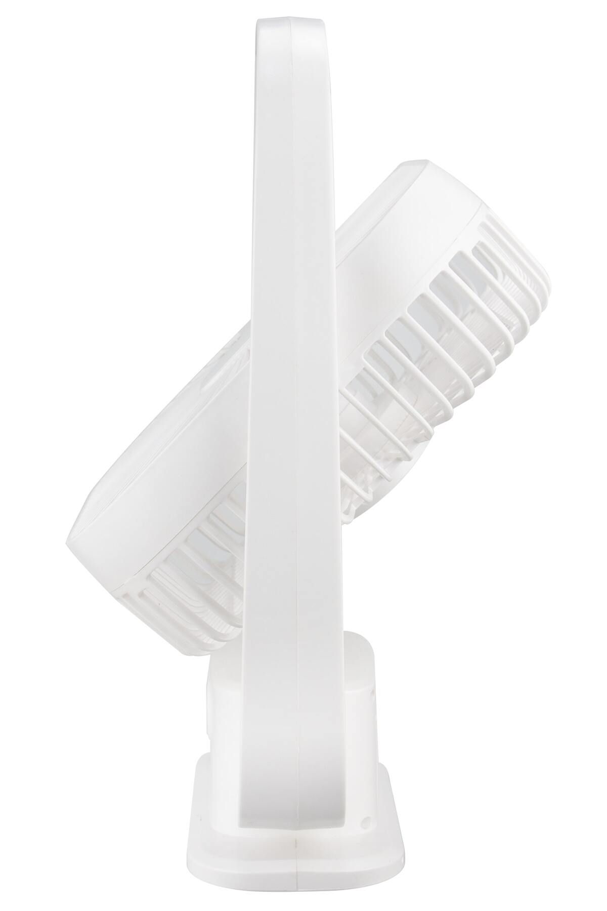 sonashi-8 Inch Rechargeable Table Fan With LED Light - 3 Speeds High/Medium/Low | Continuous Working Of 2 Ho 6