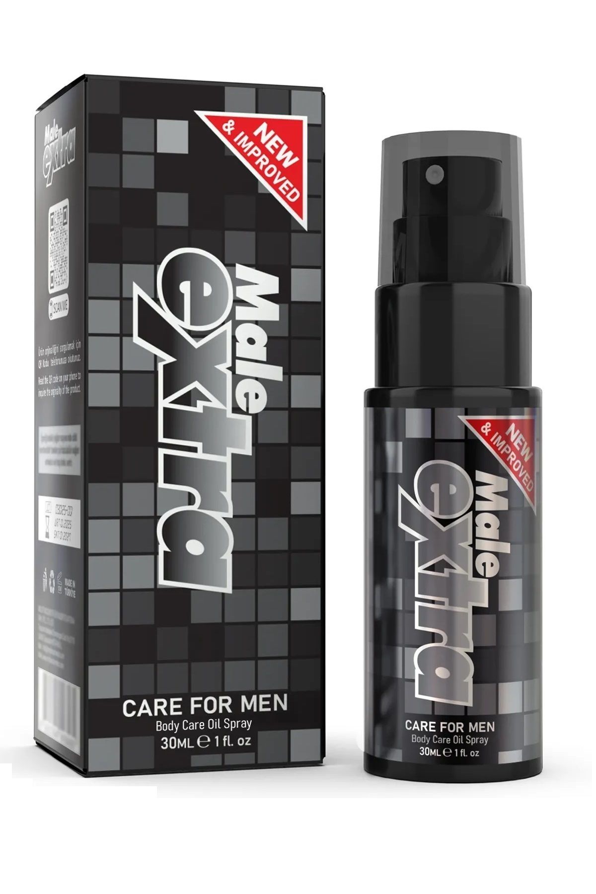 Male Extra Body Care Oil For Men Spray 30 ml - Erkekler Için Uzun Süren Deneyim Bakım Yağı Sprey