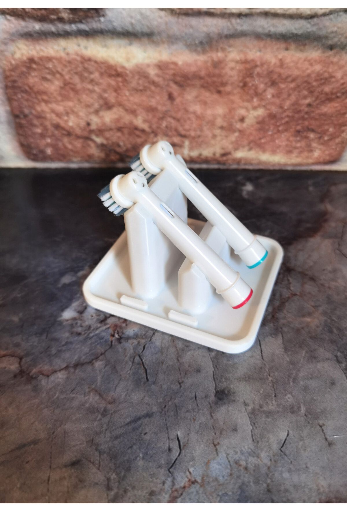 expreshediye Şarjlı Diş Fırçası Stand, Oral B Uyumlu 2'li Diş Fırçası Standı