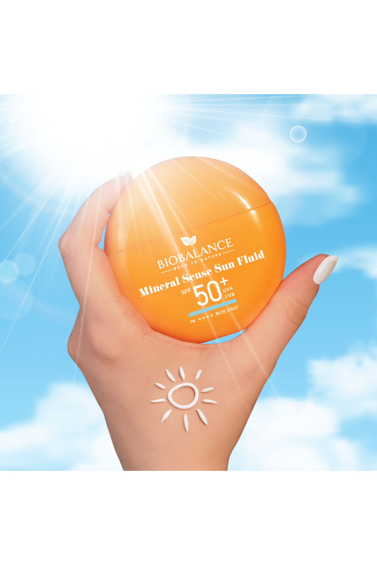 probio balance-Mineral Sense, fluid de protecție solară SPF 50+ UVA și UVB, PA++++ Lumină albastră, BioBalance, 40 ml 4