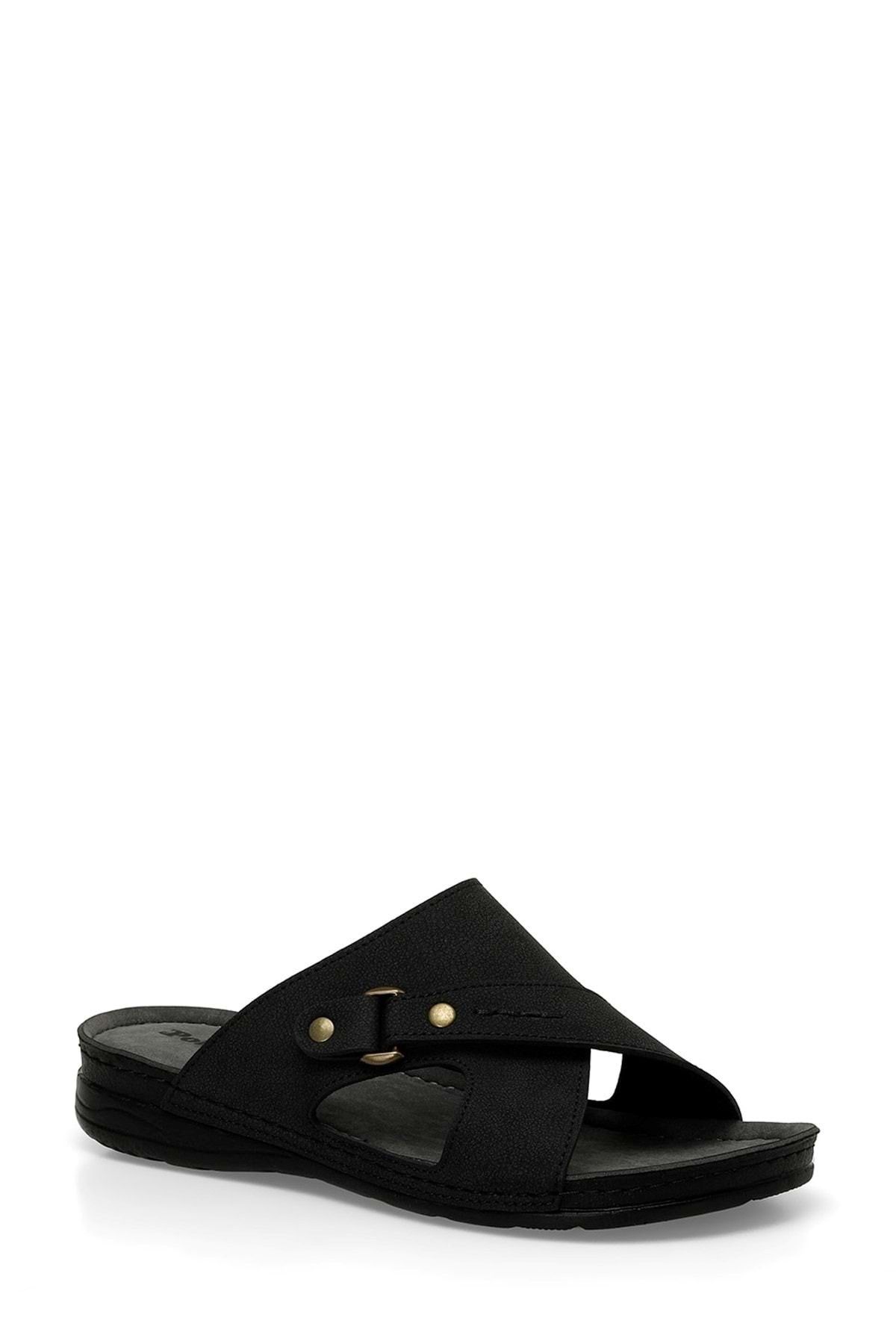 Polaris-Polaris 106918.M5Fx Men's Slippers Black 2