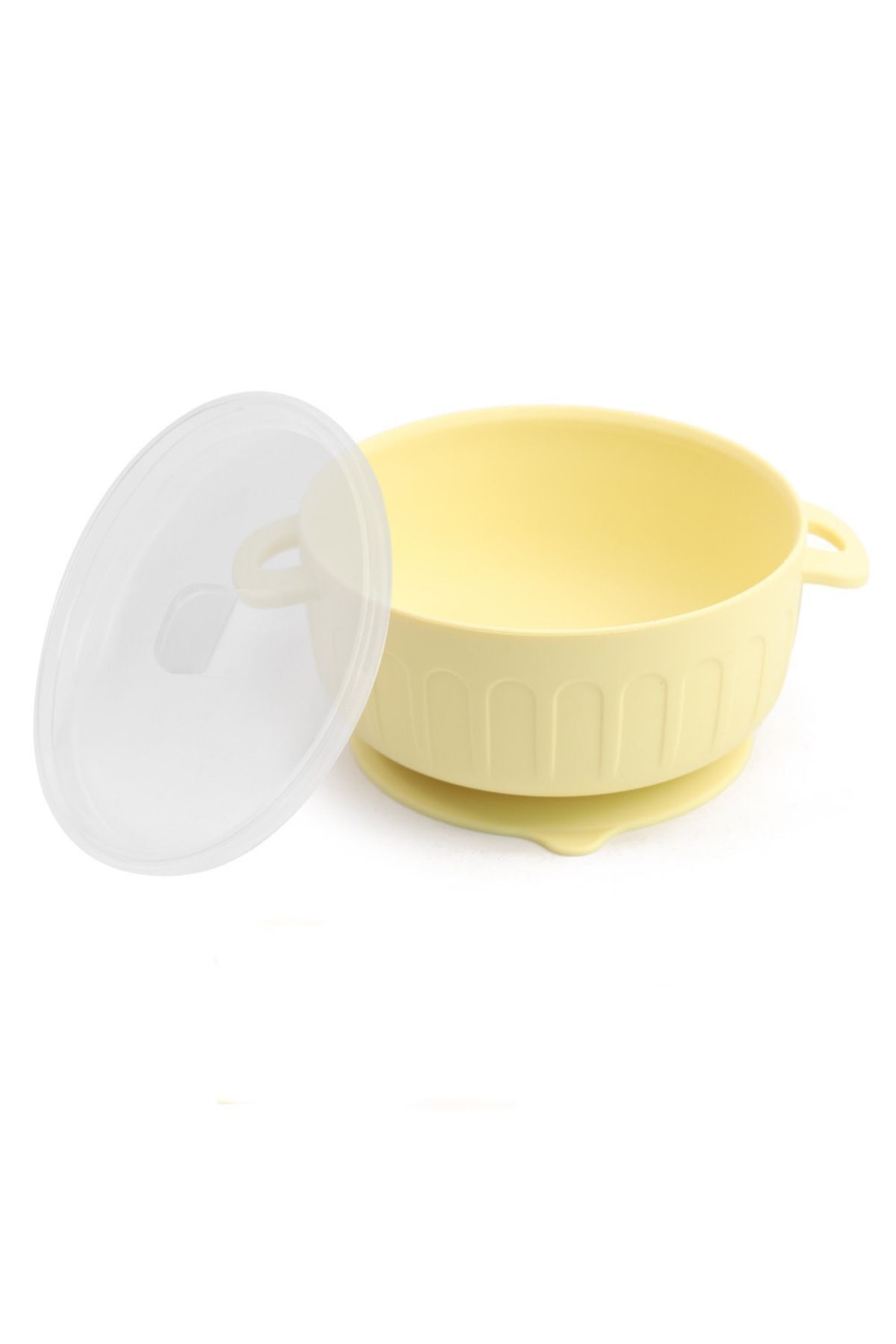 jojobebek Kapaklı Vakumlu Silikon Mama Kasesi, Kaymaz Mama Kasesi Altı Vakumlu Mama Kasesi, Silikon Kaşık fotoğrafı 2 (önizleme)