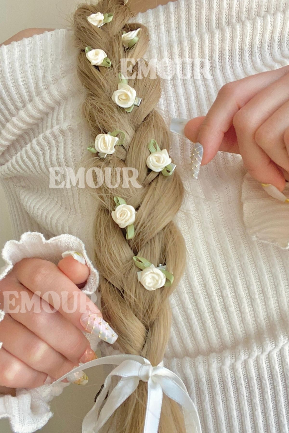 emour Gül Çiçek Toka Seti,Gül Toka,Örgü Topuz Süsleme Tokası,Örgü Toka,Pinterest Çiçekli Toka Seti,8 Adet