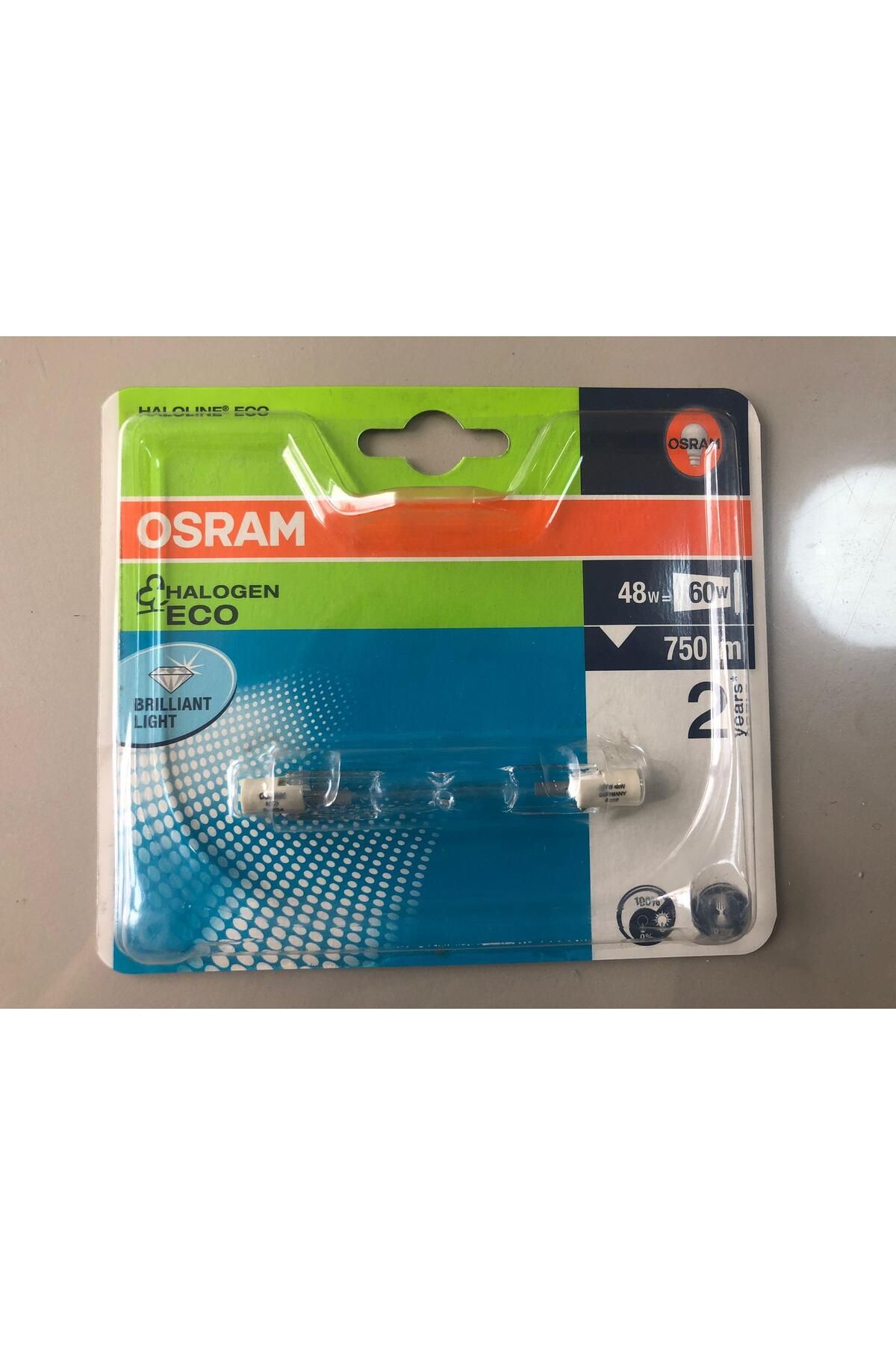 Osram ÇUBUK HALOJEN LAMBA 48W=60W 750 LÜMEN 78mm