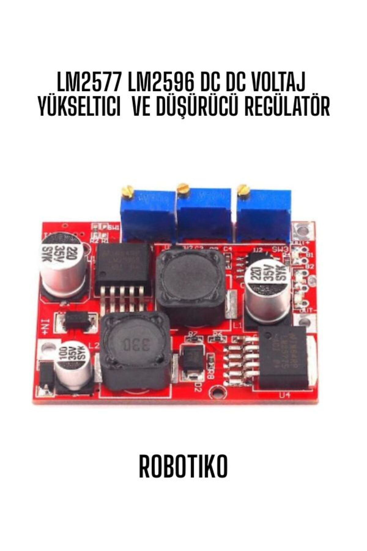 OEM Lm2577 Lm2596 Dc Dc Voltaj Yükseltici ve Düşürücü Regülatör